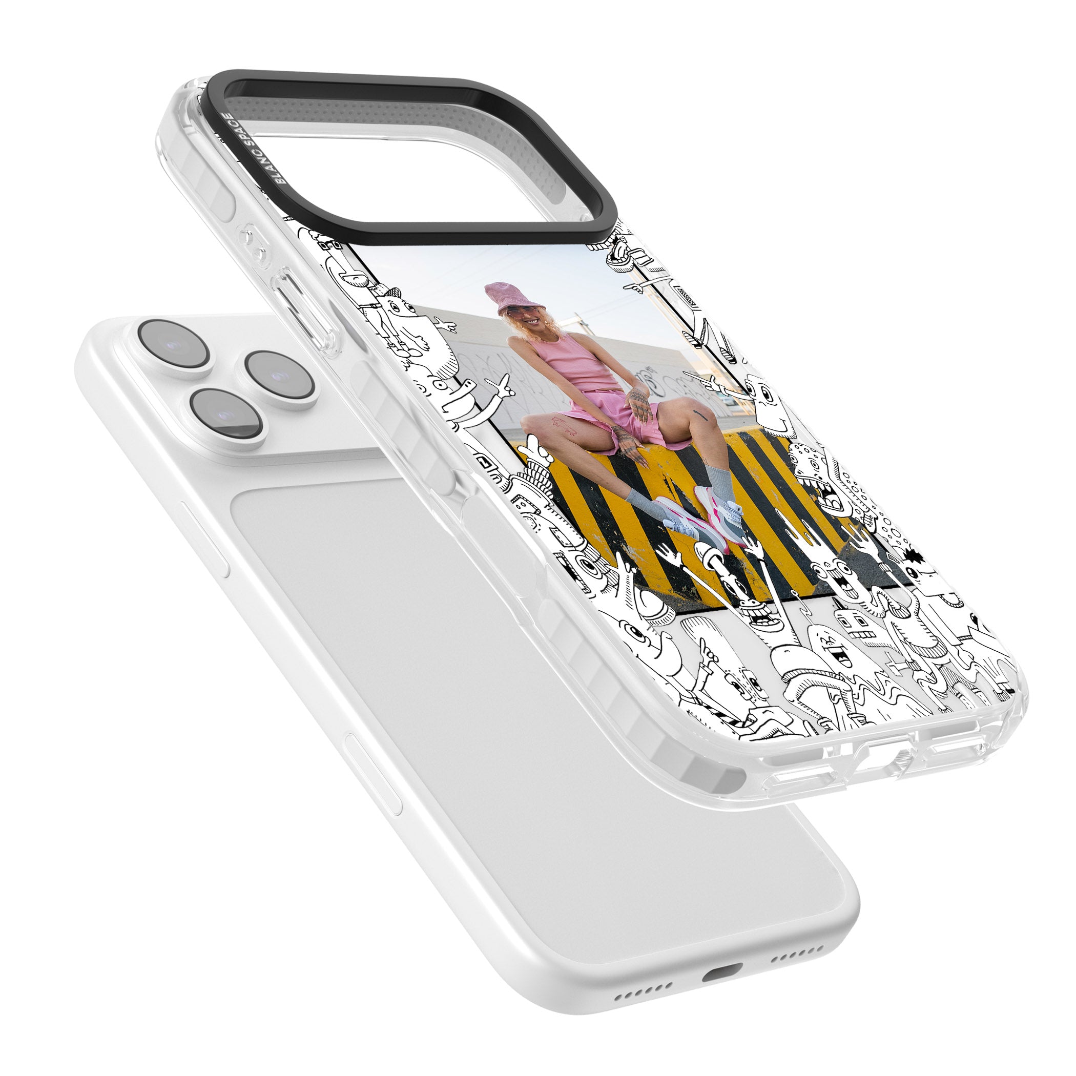 Personalised Look At This Photo Case iPhone 17 Pro Impact Pro Clear Phone Case Colours