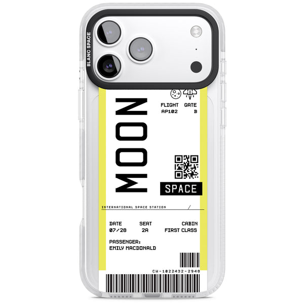 Personalised Moon Travel Ticket