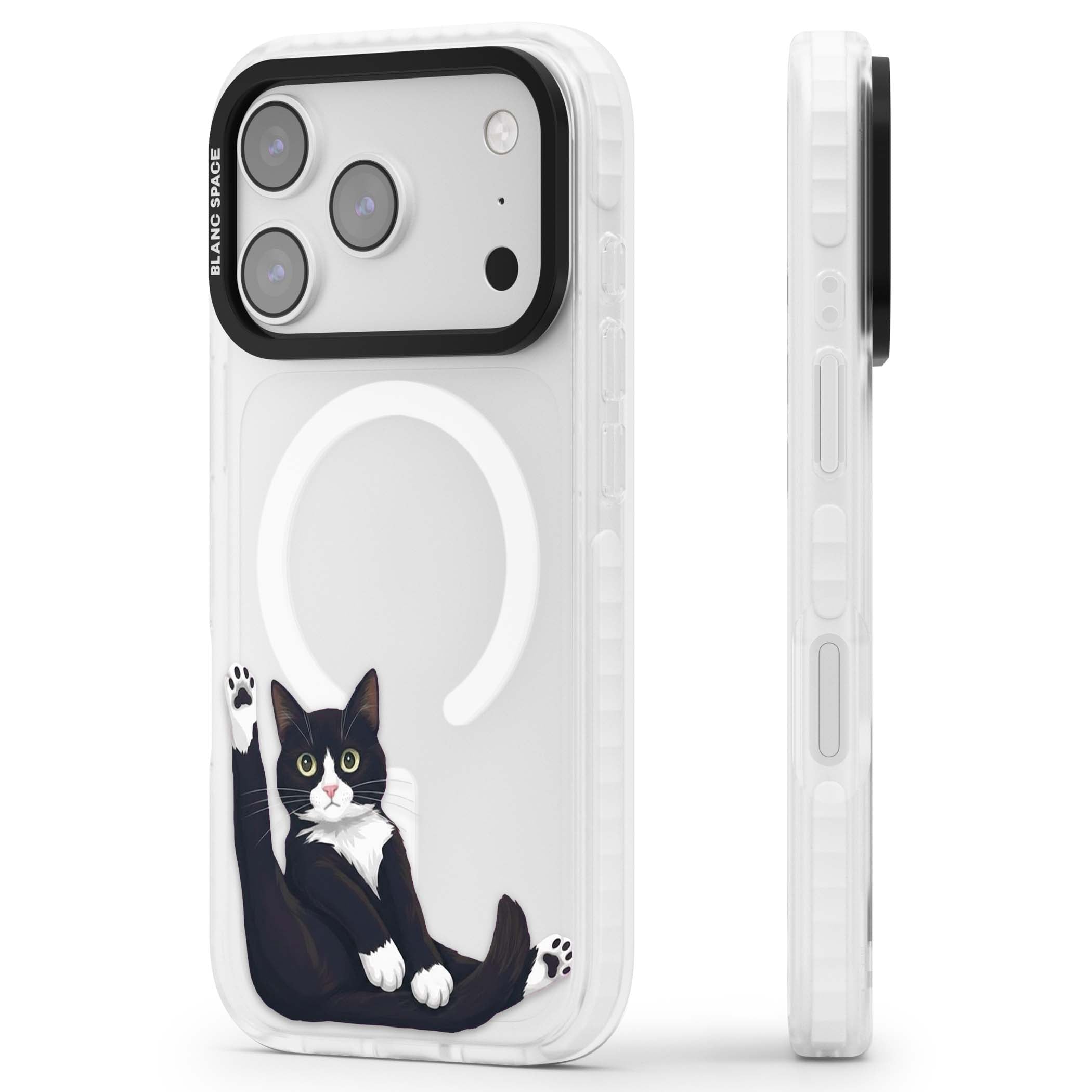 Mid-Groom Cat animals iPhone case | Impact Magsafe case for iPhone 17 Pro, iPhone 17 Pro Max