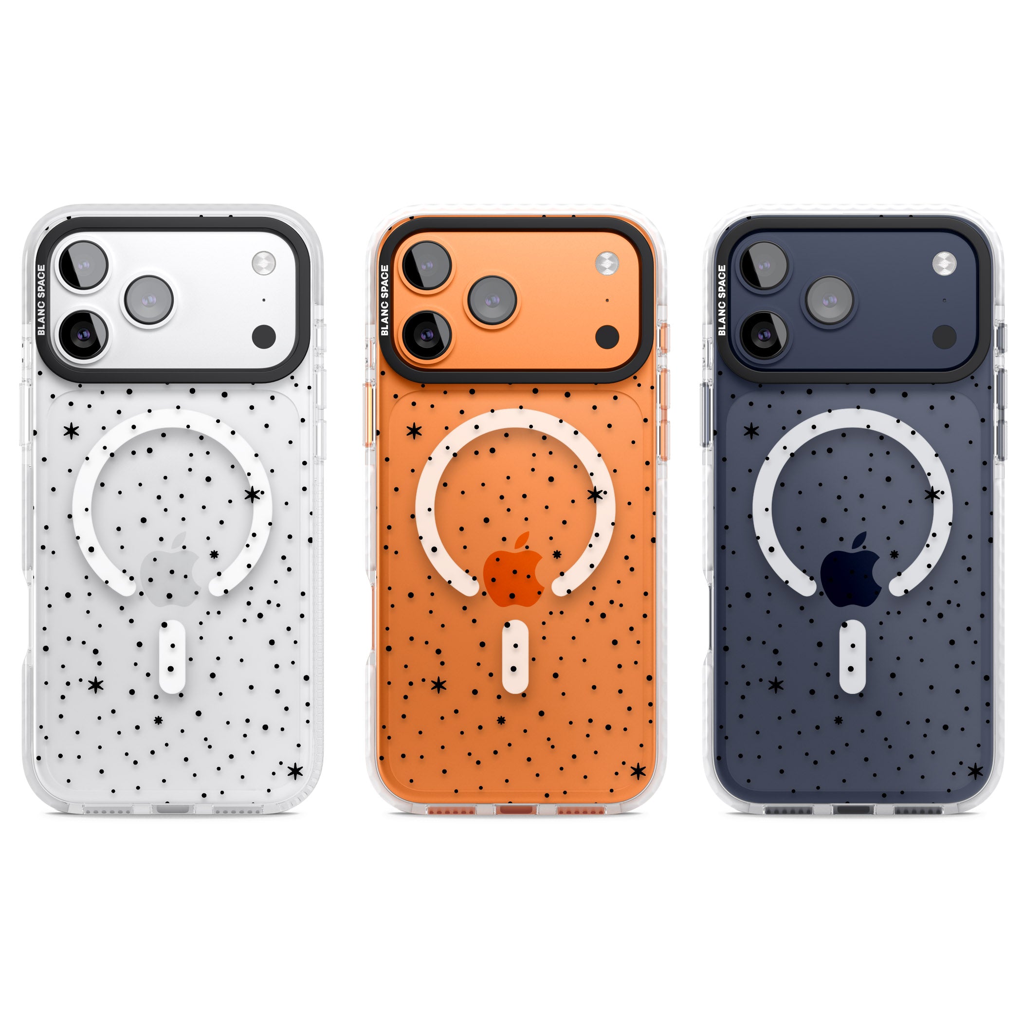 Celestial Starry Sky (Black) iPhone 17 Pro Impact Pro Clear Phone Case APT Impact Protection