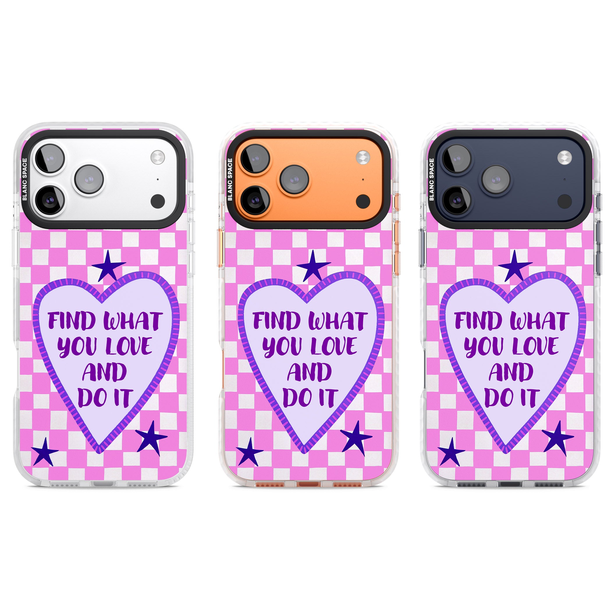 Find What You Love iPhone 17 Pro Impact Pro Clear Phone Case APT Impact Protection