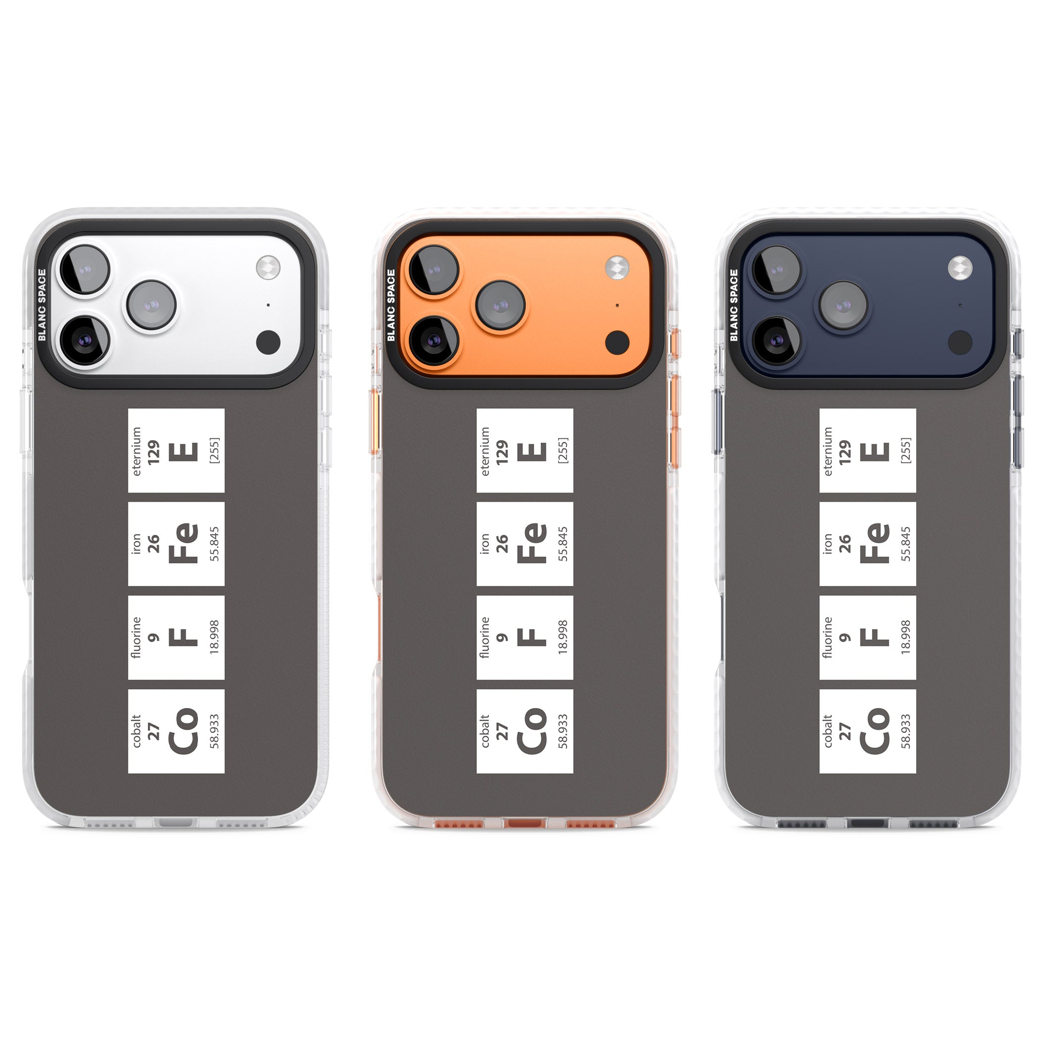 Coffee Element (Grey) iPhone 17 Pro Impact Pro Clear Phone Case APT Impact Protection