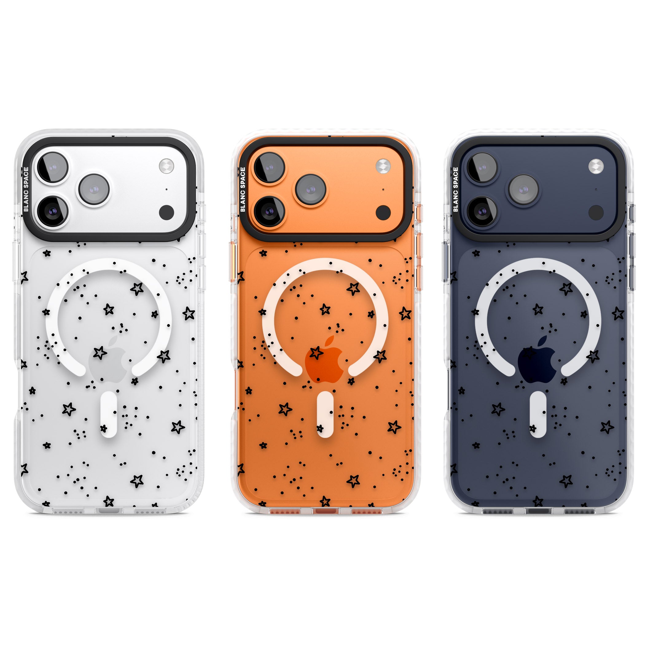 Starry Night Sky iPhone 17 Pro Impact Pro Clear Phone Case APT Impact Protection