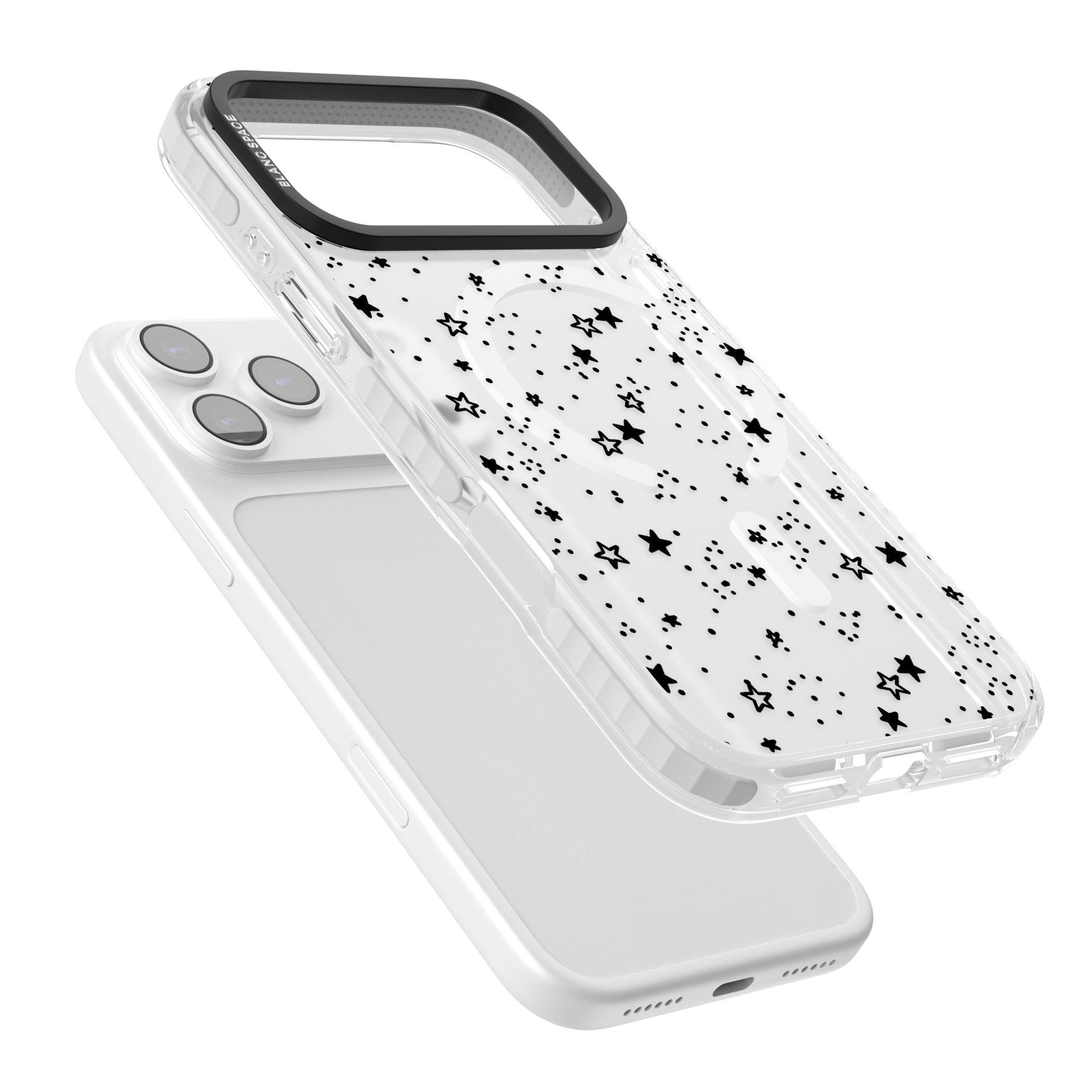Midnight Stars iPhone 17 Pro Impact Pro Clear Phone Case Colours