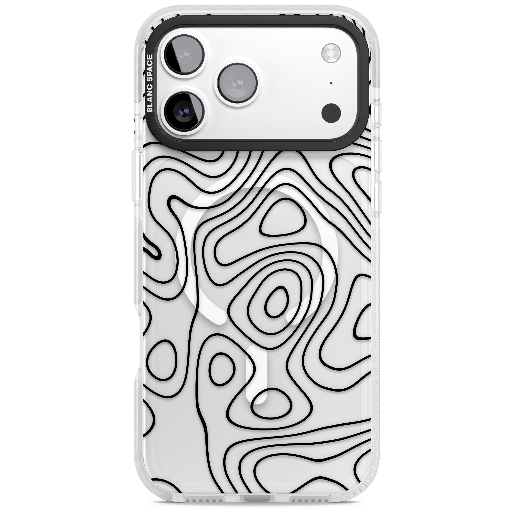 Damascus Steel iPhone 17 Pro Impact Pro Clear Phone Case