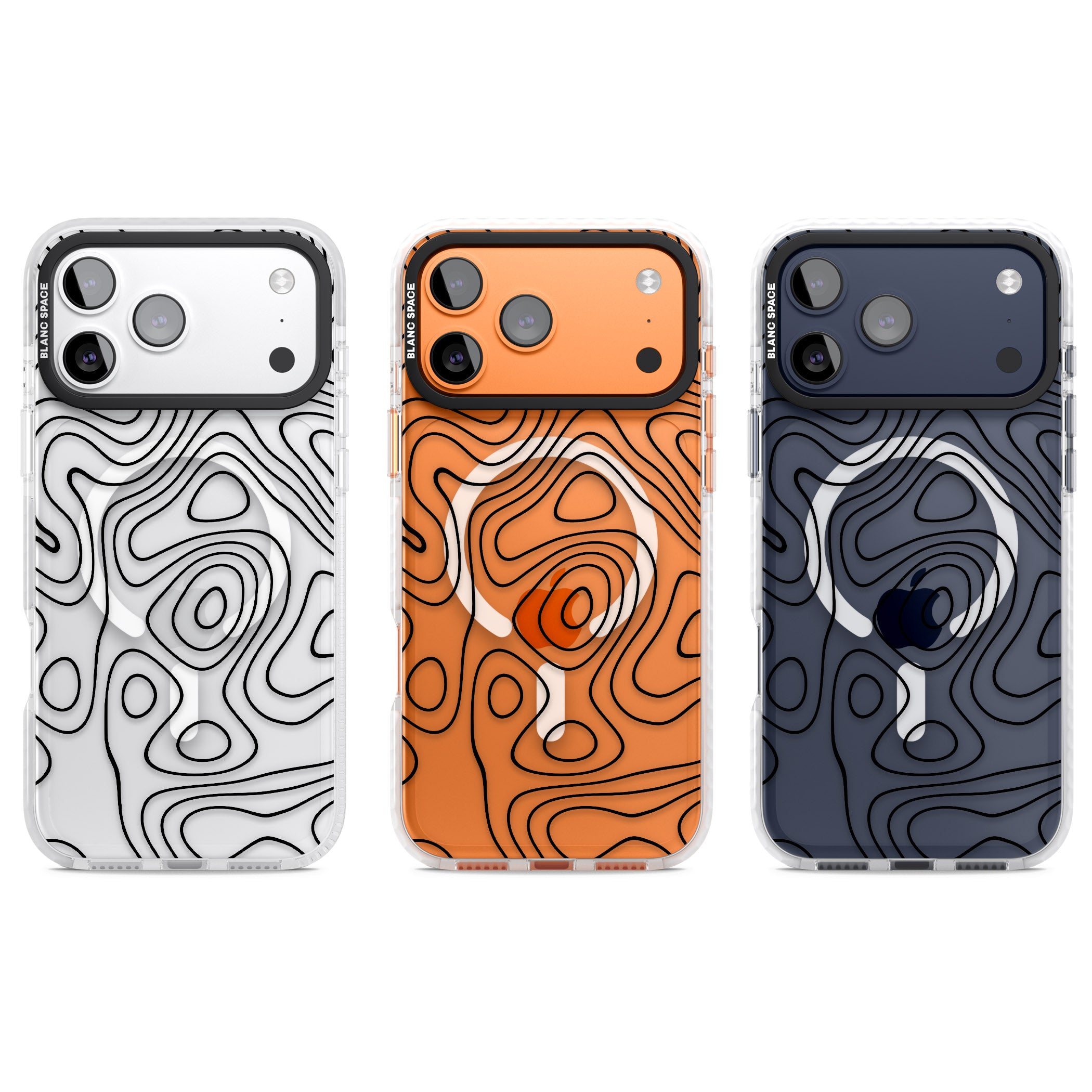 Damascus Steel iPhone 17 Pro Impact Pro Clear Phone Case APT Impact Protection