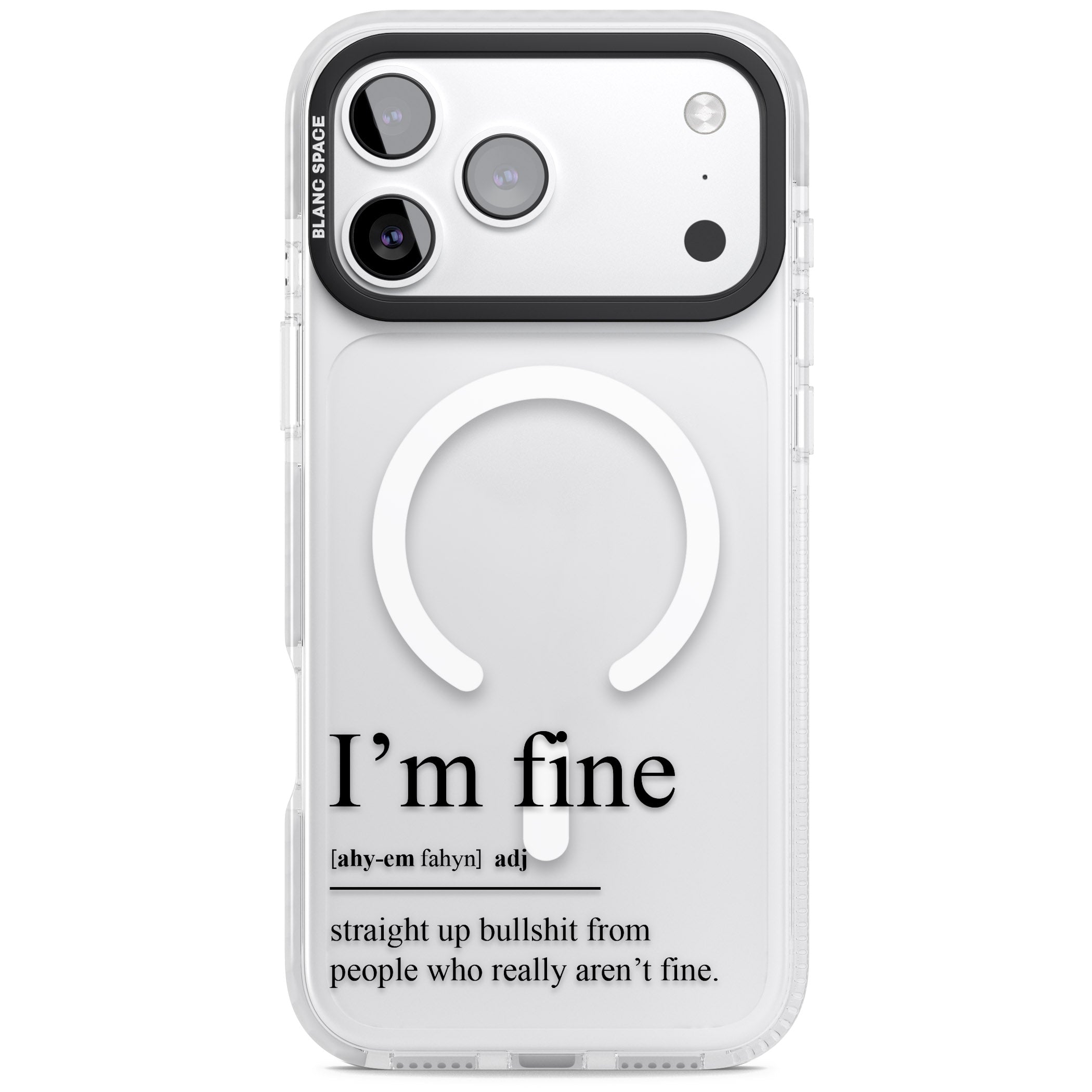 Im Fine iPhone 17 Pro Impact Pro Clear Phone Case