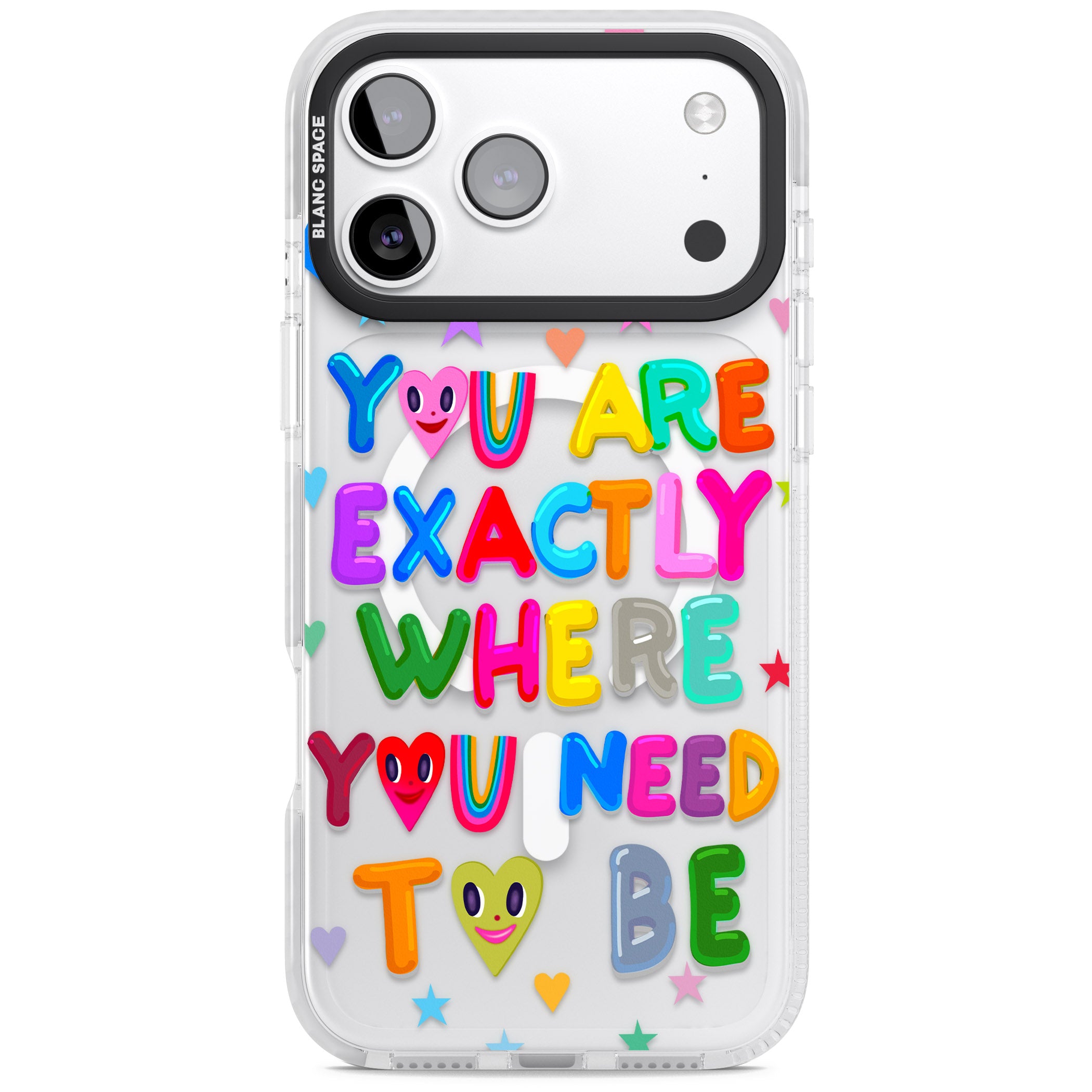 Exactly Where You Need To Be iPhone 17 Pro Impact Pro Clear Phone Case
