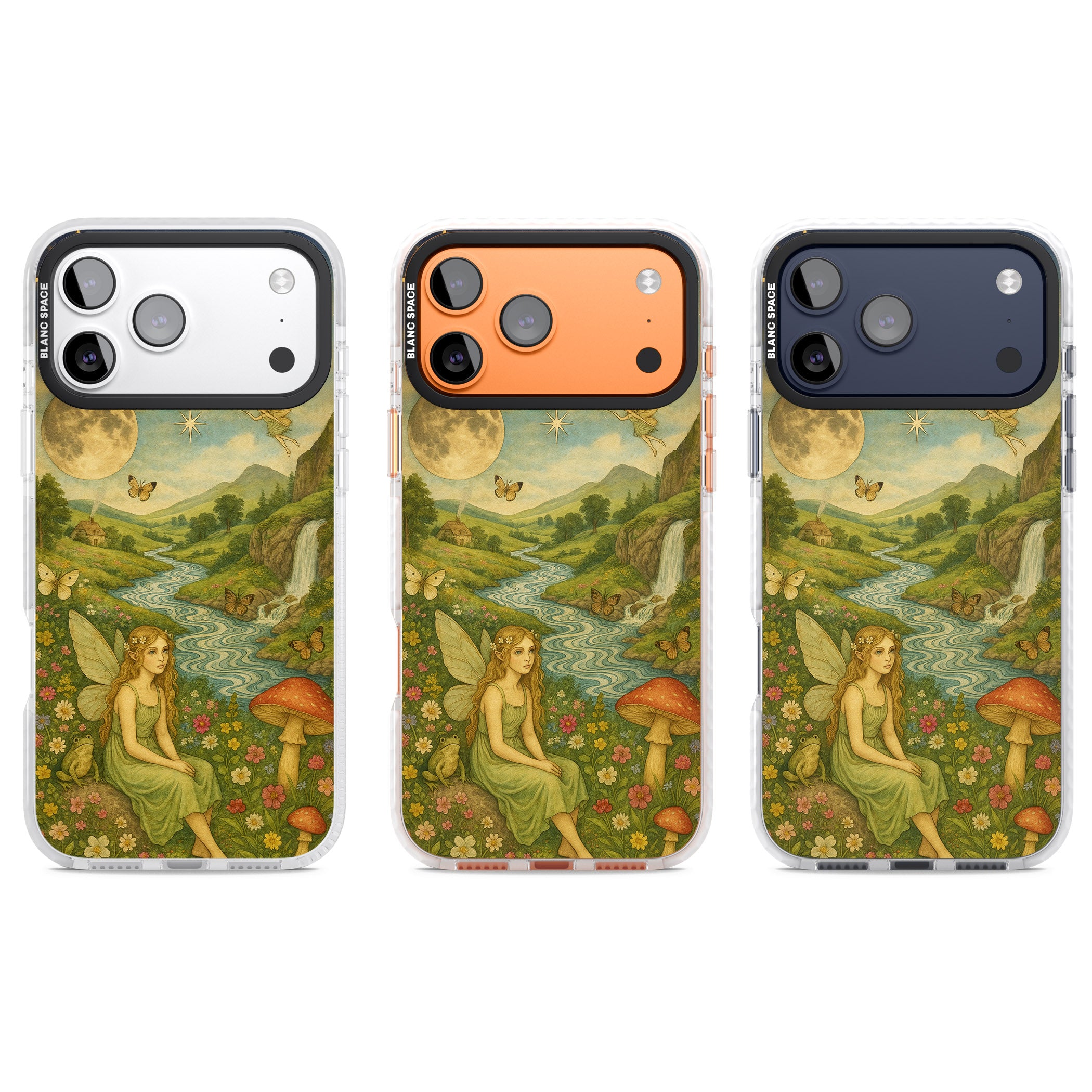 Nature Fairy iPhone 17 Pro Impact Pro Clear Phone Case APT Impact Protection