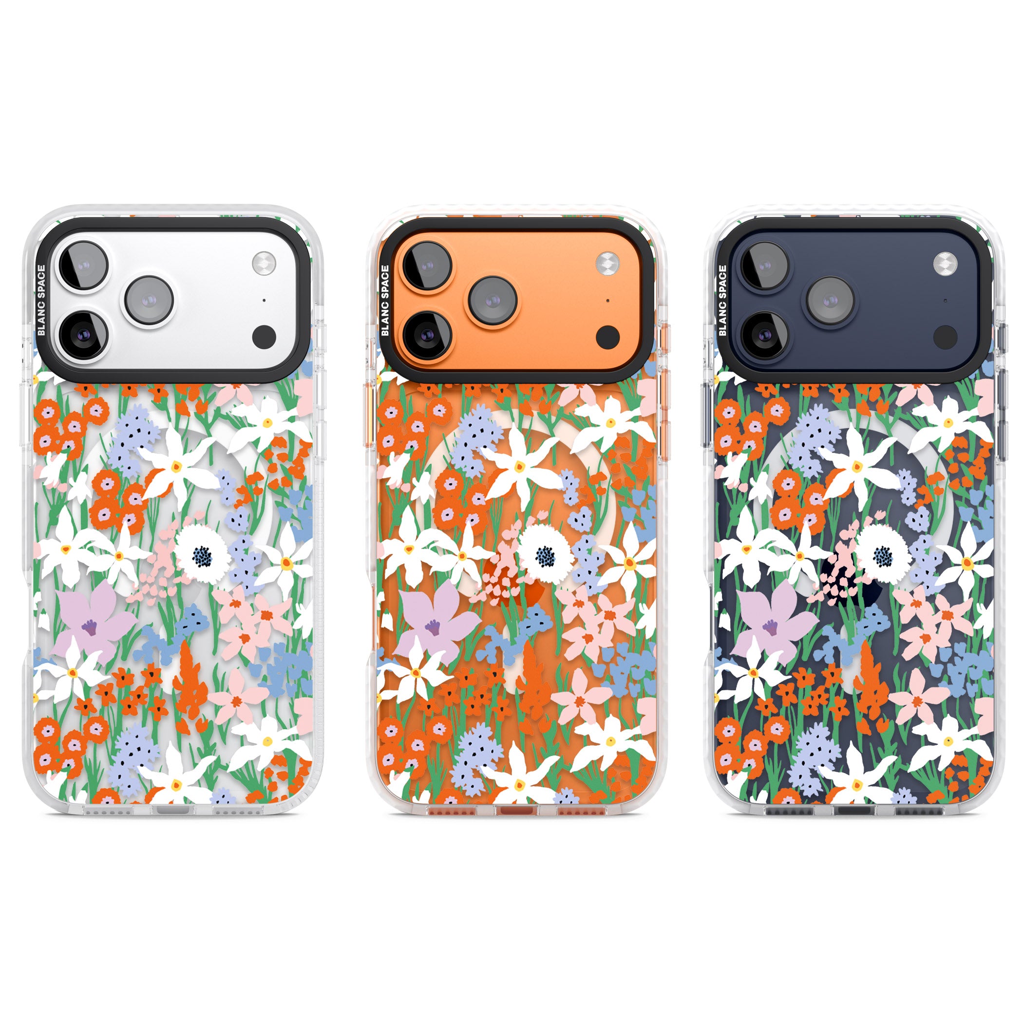 Floral Bouquet: Vibrant Blooms iPhone 17 Pro Impact Pro Clear Phone Case APT Impact Protection