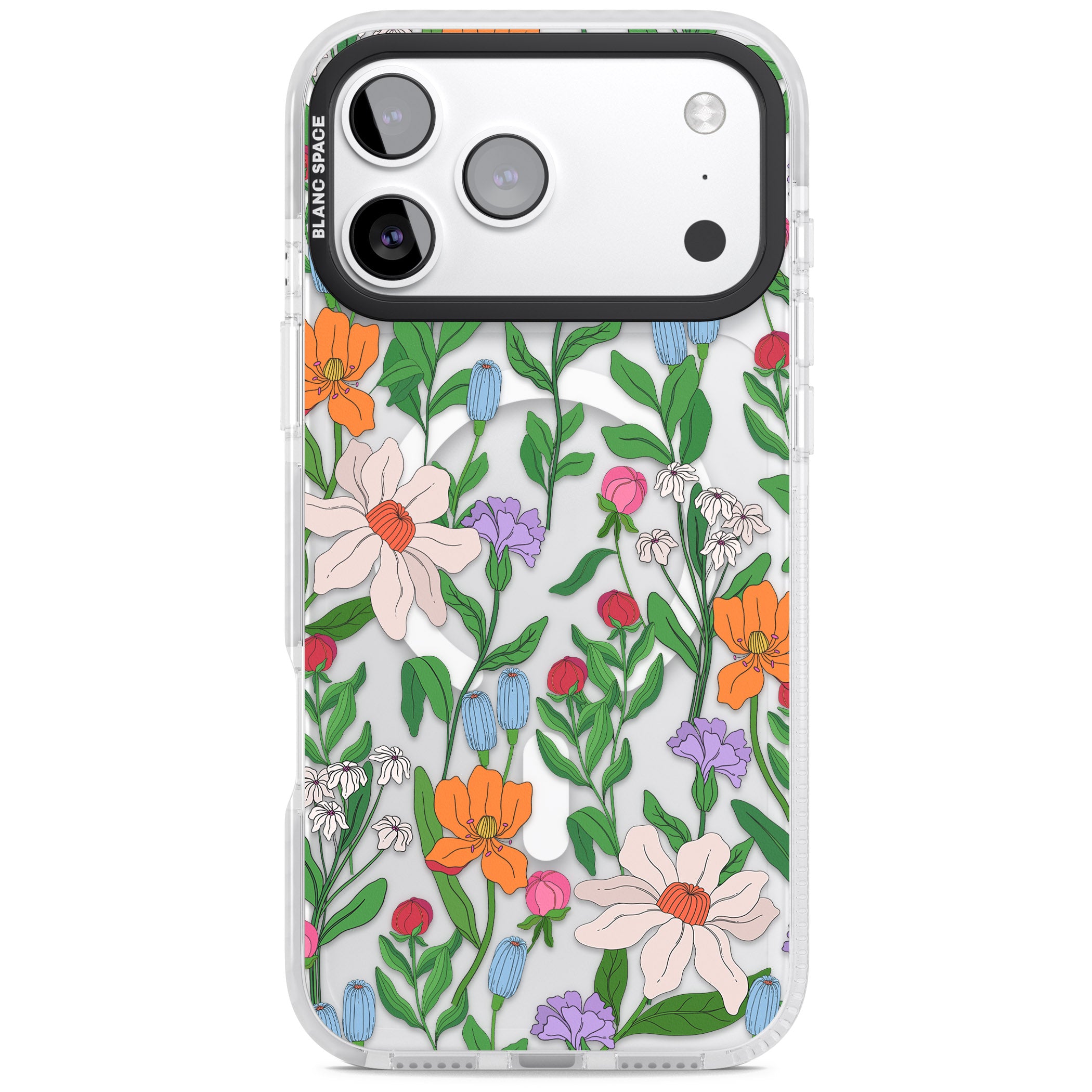 Full Bloom iPhone 17 Pro Impact Pro Clear Phone Case