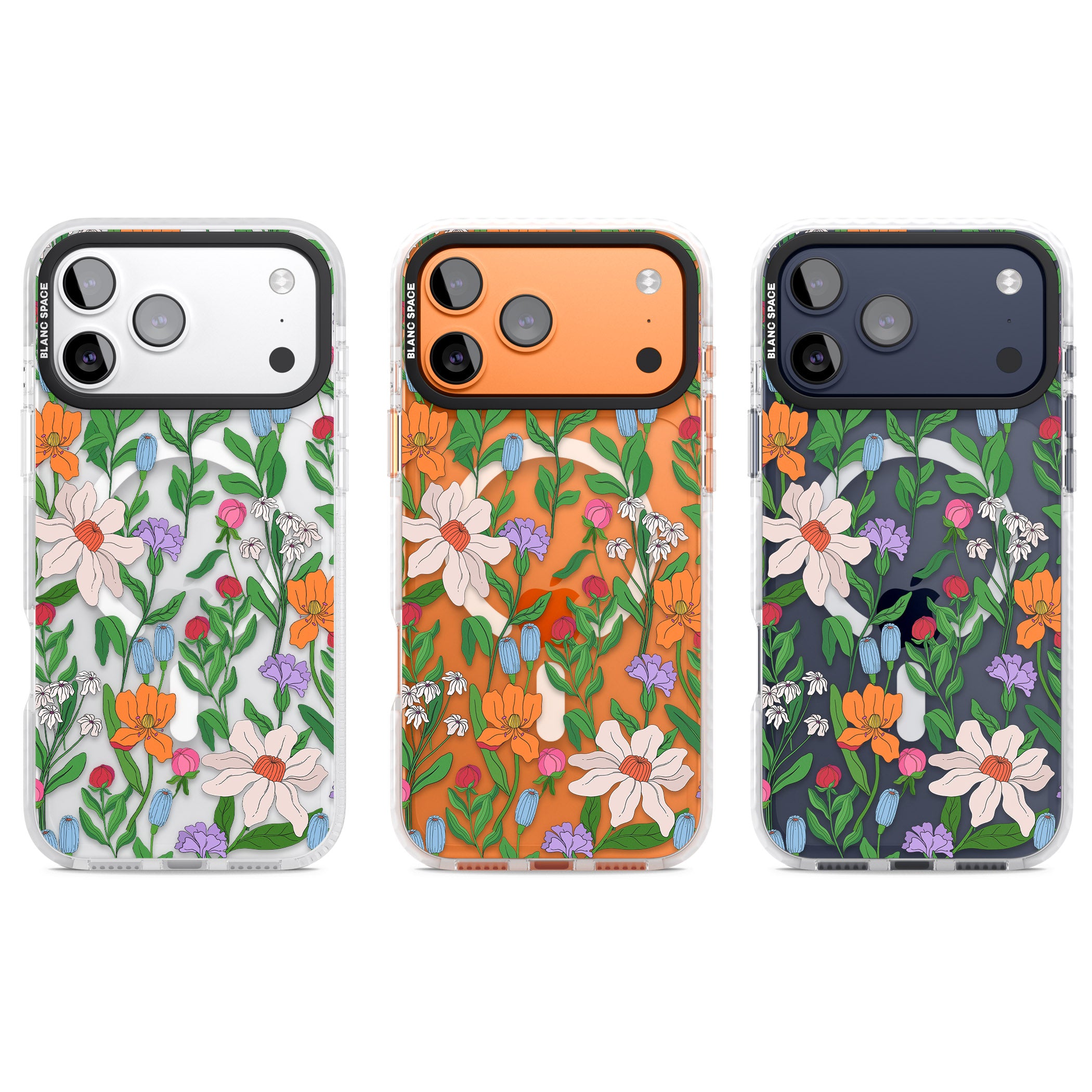 Full Bloom iPhone 17 Pro Impact Pro Clear Phone Case APT Impact Protection