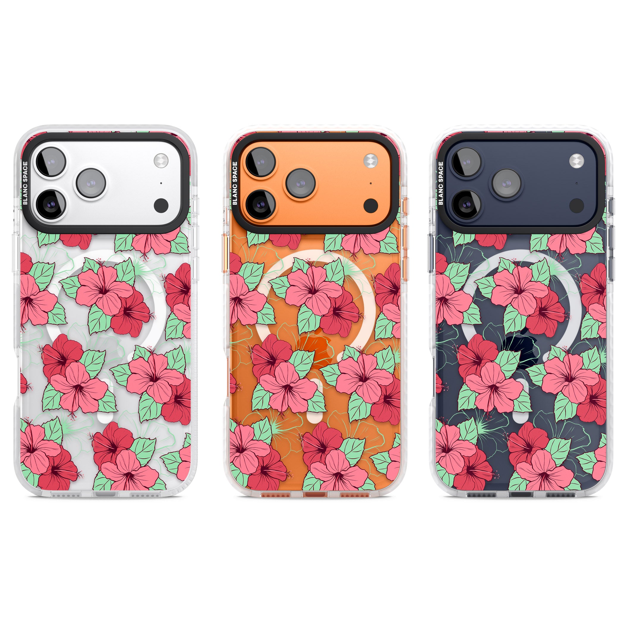 Pink Peony iPhone 17 Pro Impact Pro Clear Phone Case APT Impact Protection