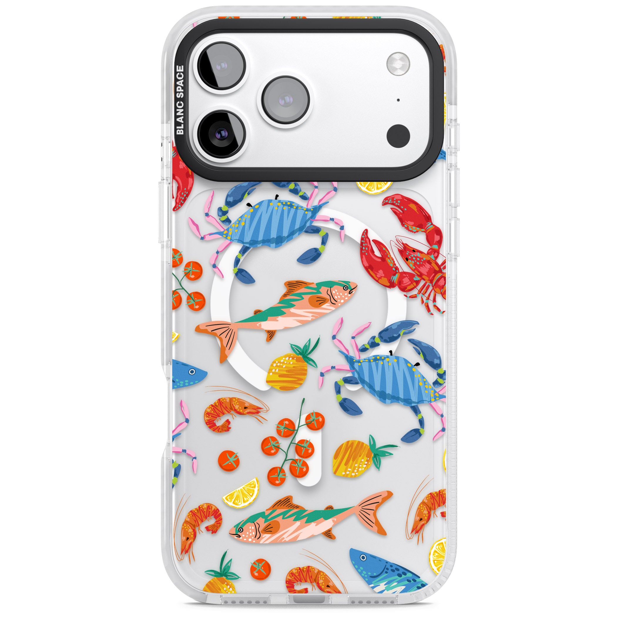 Vibrant Sealife iPhone 17 Pro Impact Pro Clear Phone Case
