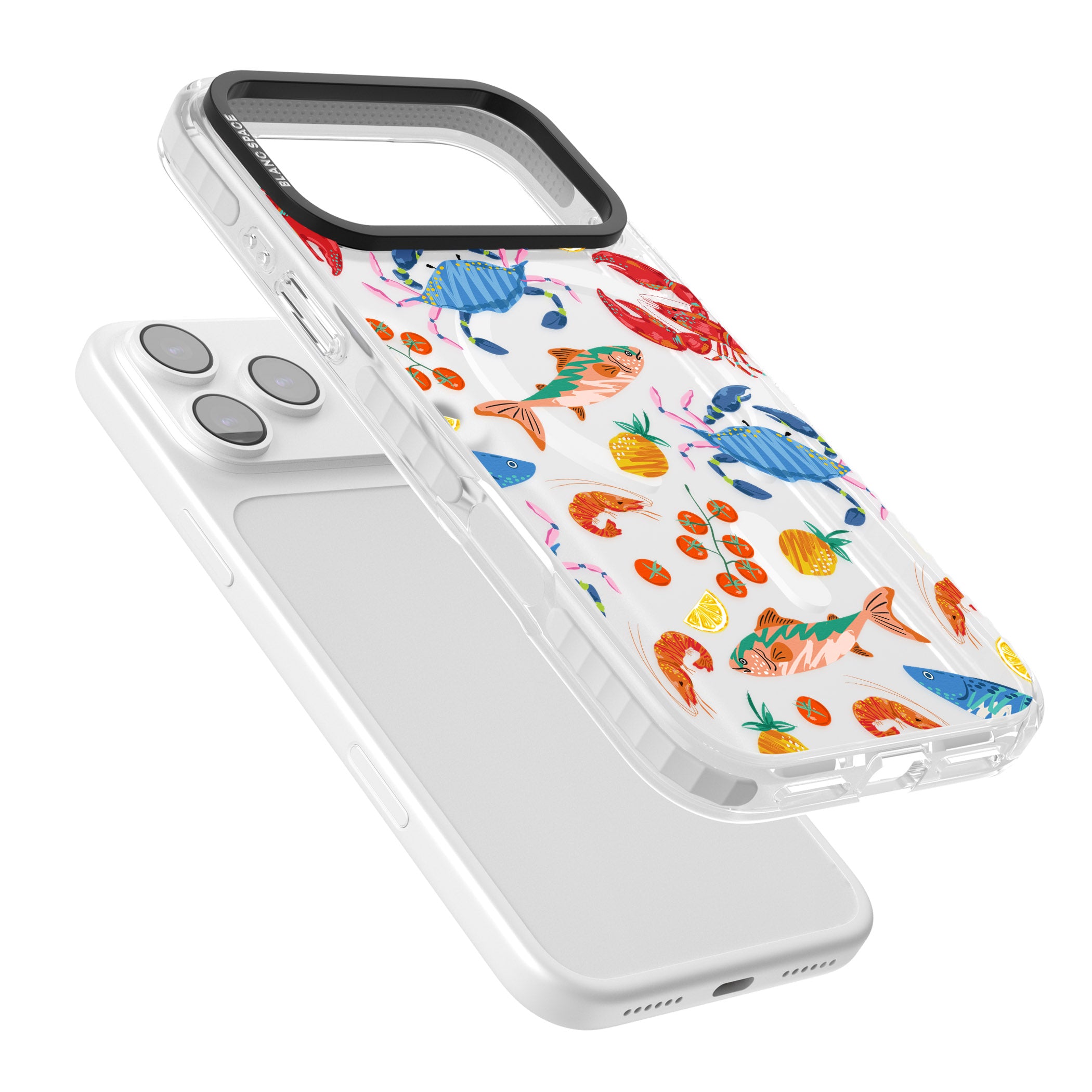 Vibrant Sealife iPhone 17 Pro Impact Pro Clear Phone Case Colours