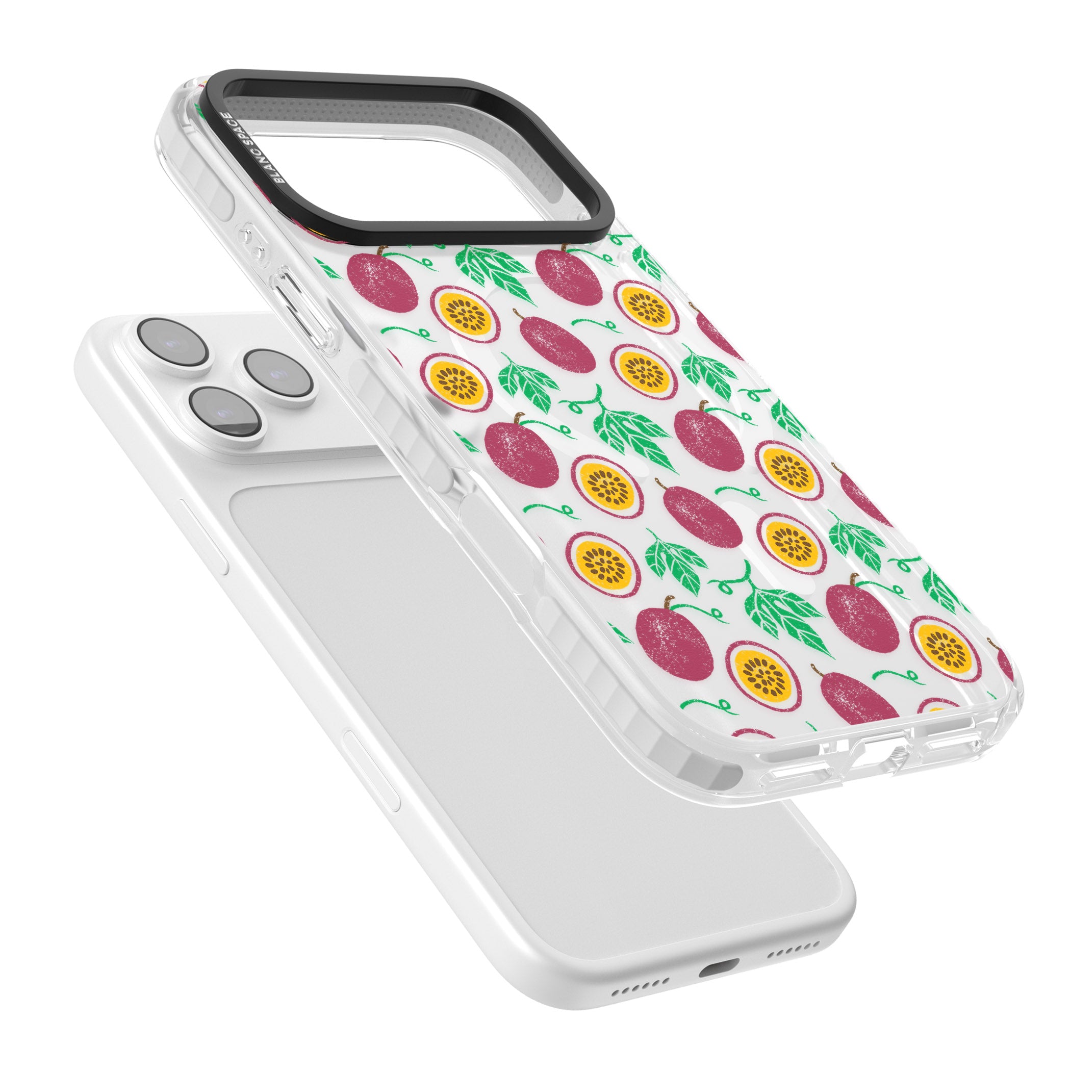 Passion Fruit Paradise iPhone 17 Pro Impact Pro Clear Phone Case Colours