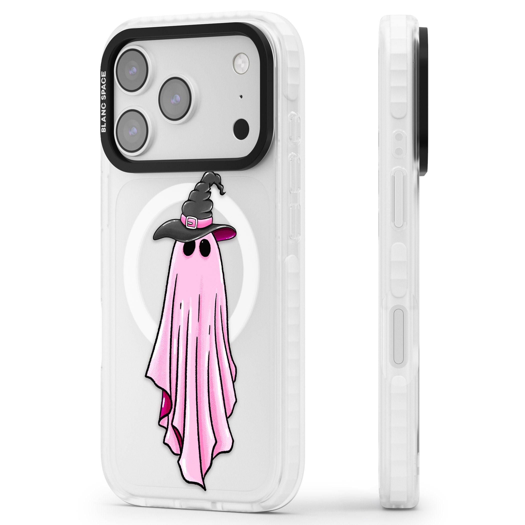 New Hat Day iPhone 17 Pro Impact Pro Clear Phone Case Side Profile