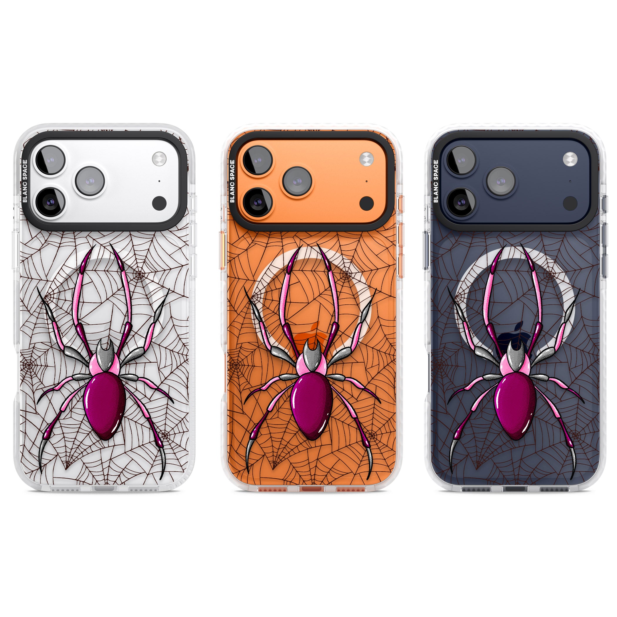 Arachnophobia iPhone 17 Pro Impact Pro Clear Phone Case APT Impact Protection