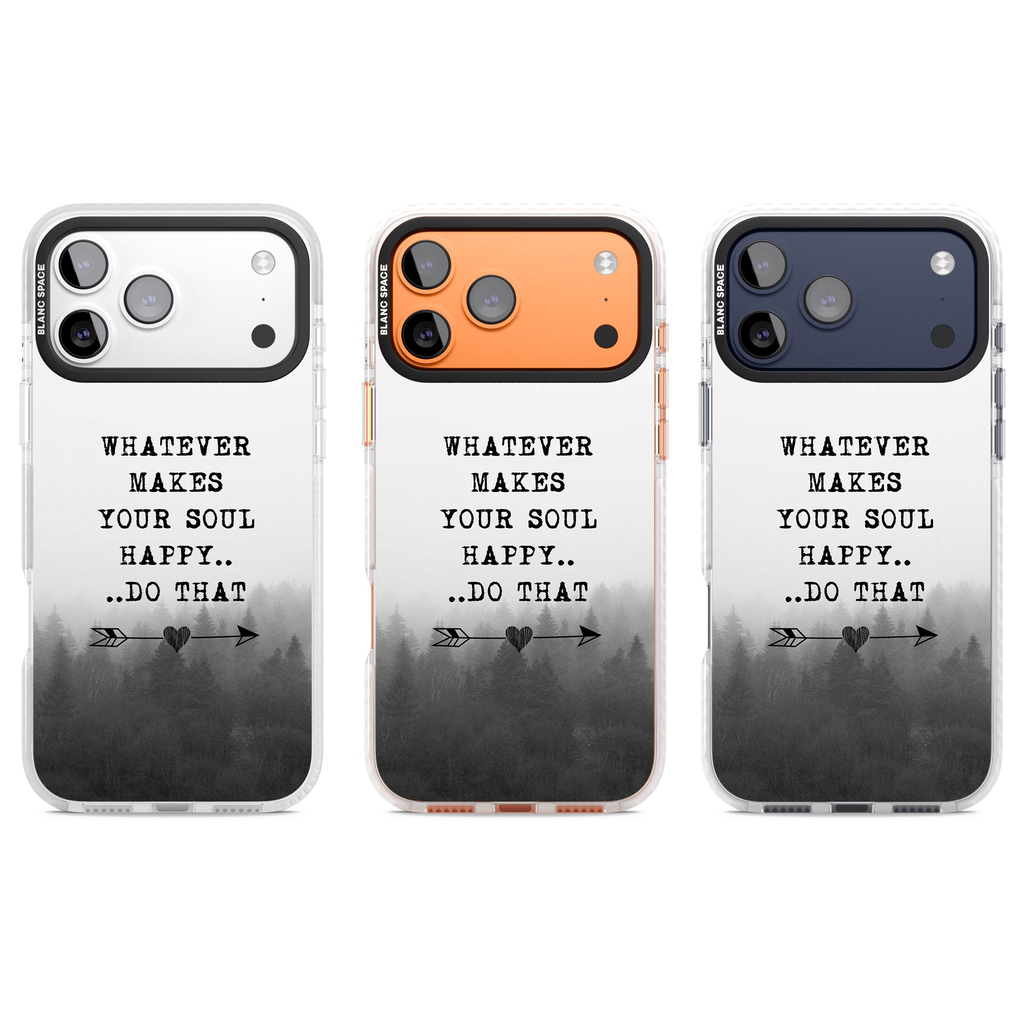 Whatever Makes Your Soul Quote iPhone 17 Pro Impact Pro Clear Phone Case APT Impact Protection