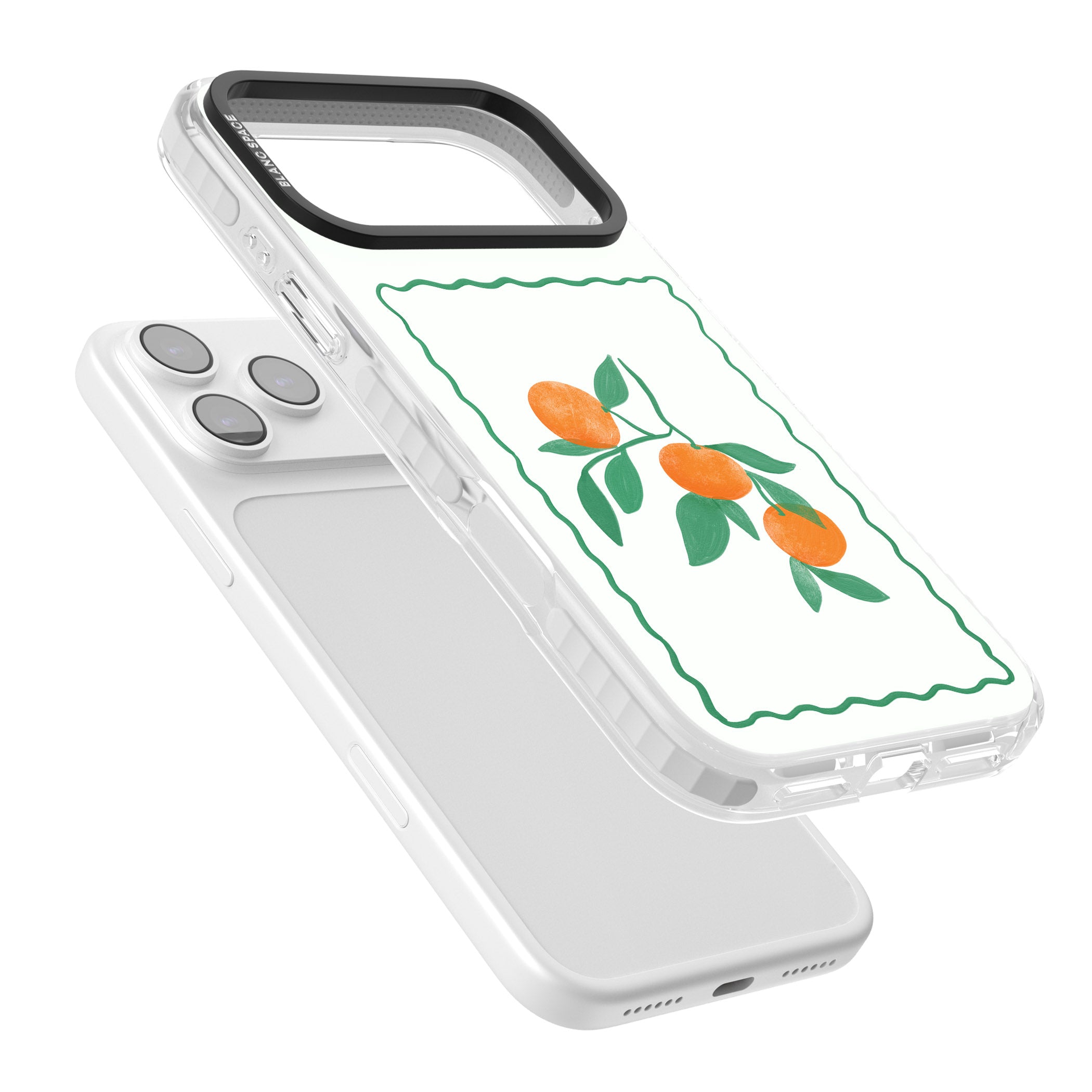 Italian Oranges iPhone 17 Pro Impact Pro Clear Phone Case Colours