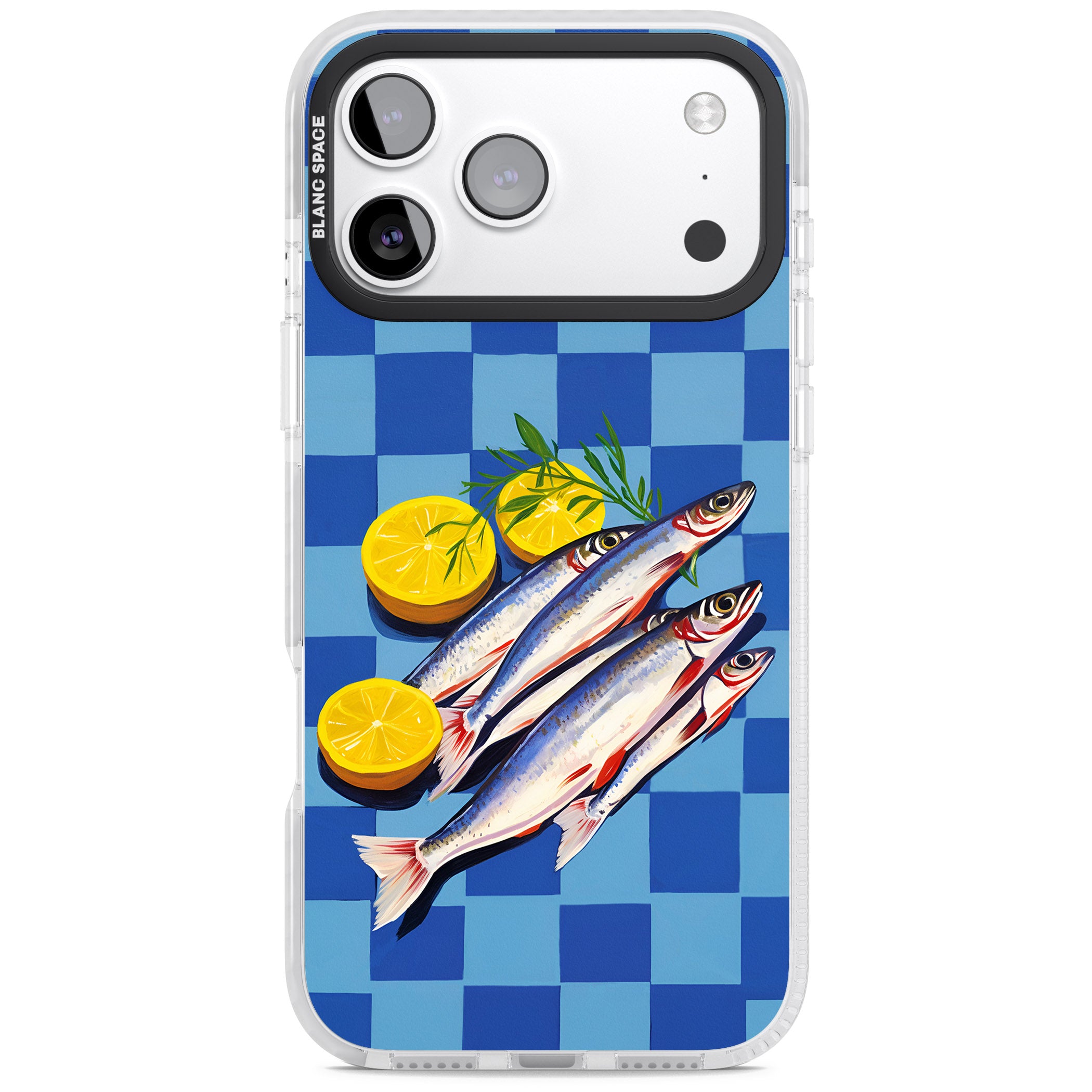 Fish & Lemons iPhone 17 Pro Impact Pro Clear Phone Case