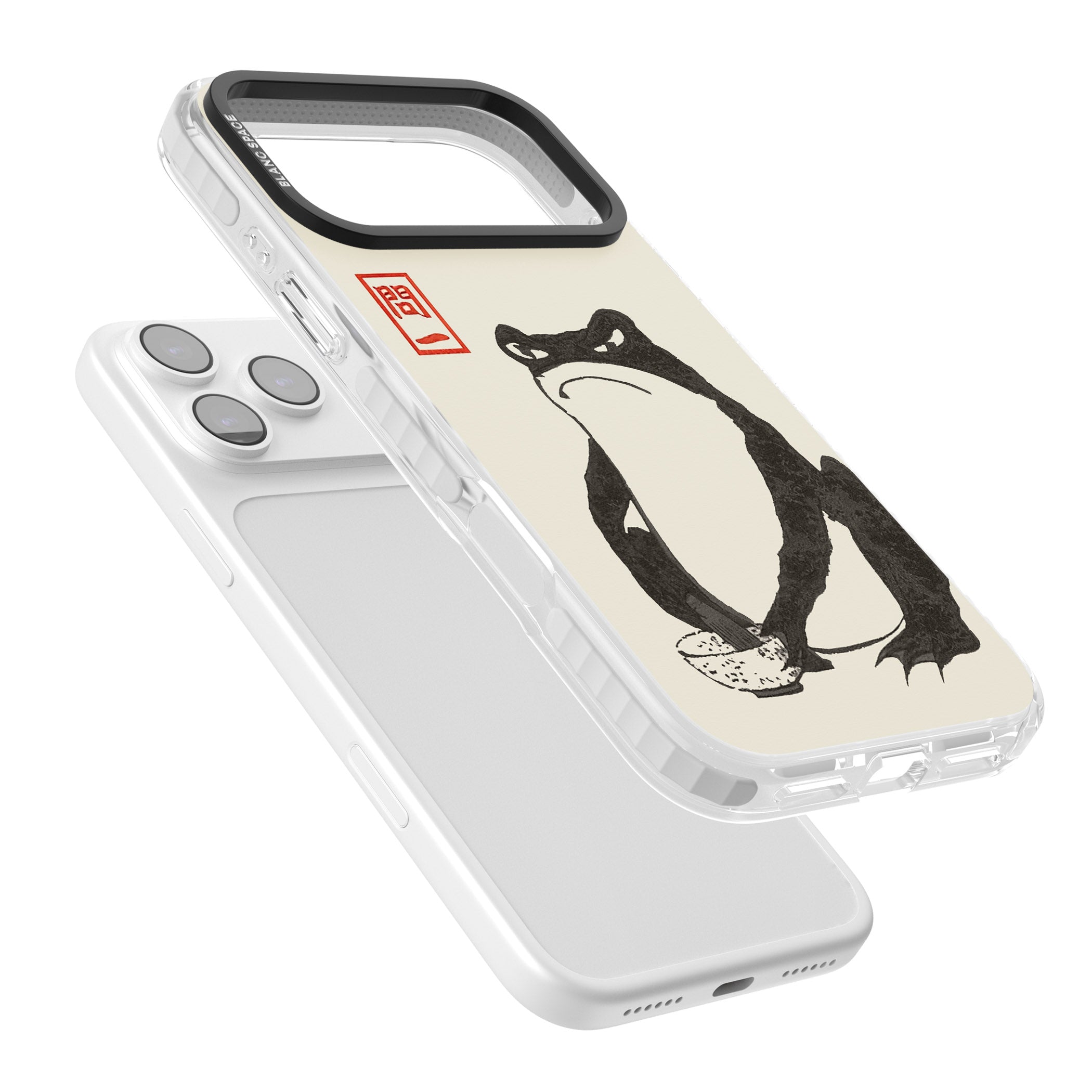Matsumoto Hoji Grumpy Toad Frog Wallpaper iPhone Case |