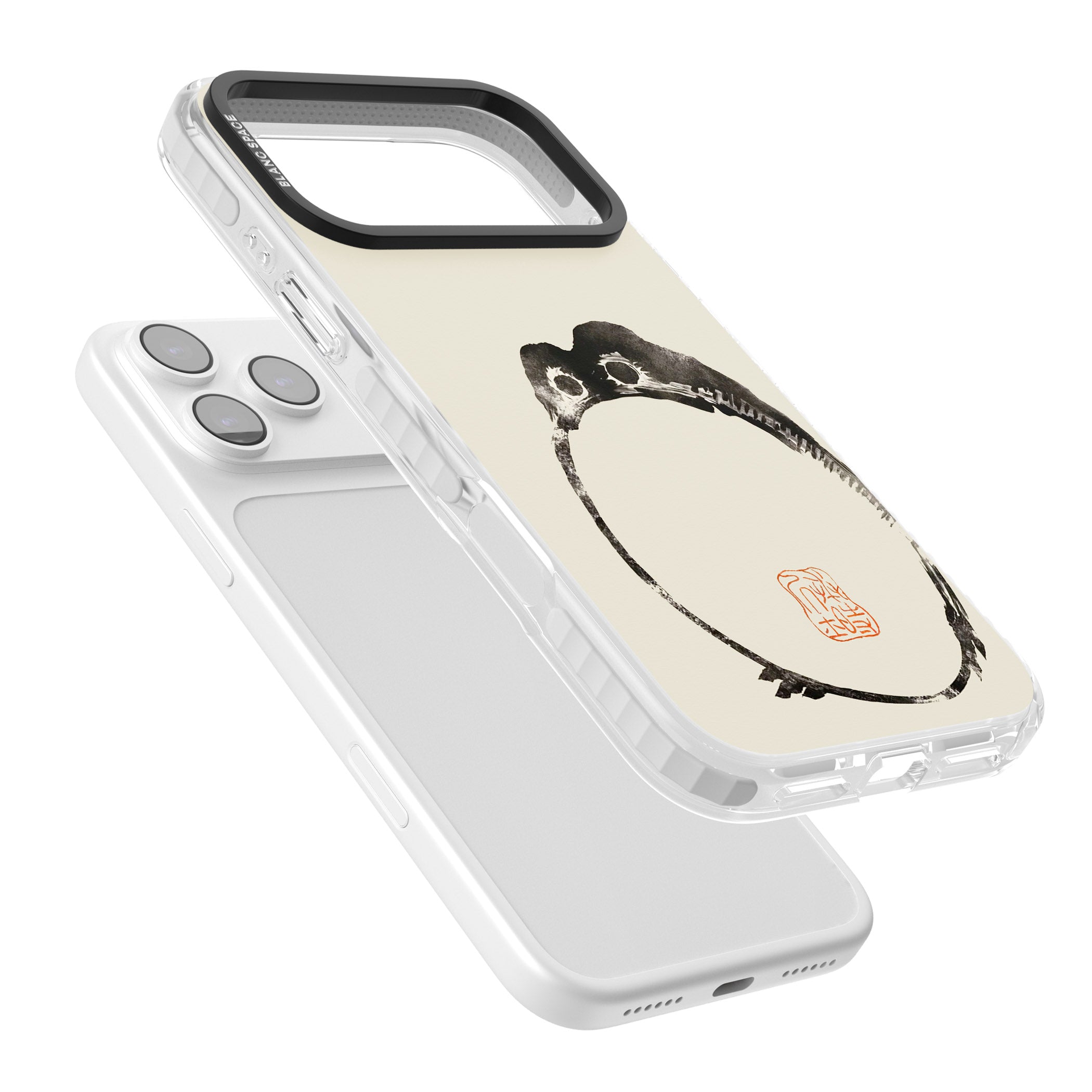 Matsumoto Hoji Round Frog iPhone 17 Pro Impact Pro Clear Phone Case Colours