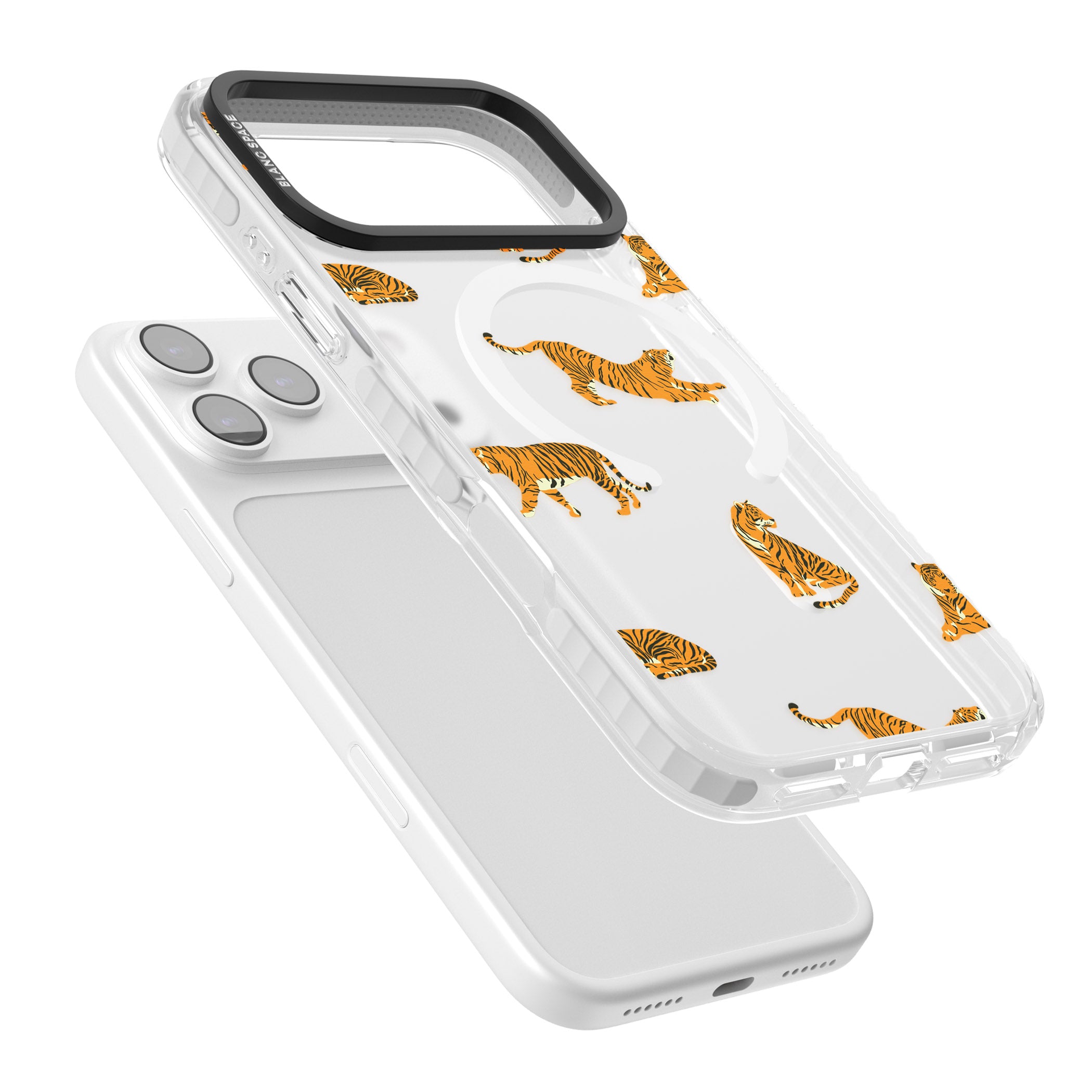 Clear Tiger Jungle iPhone 17 Pro Impact Pro Clear Phone Case Colours