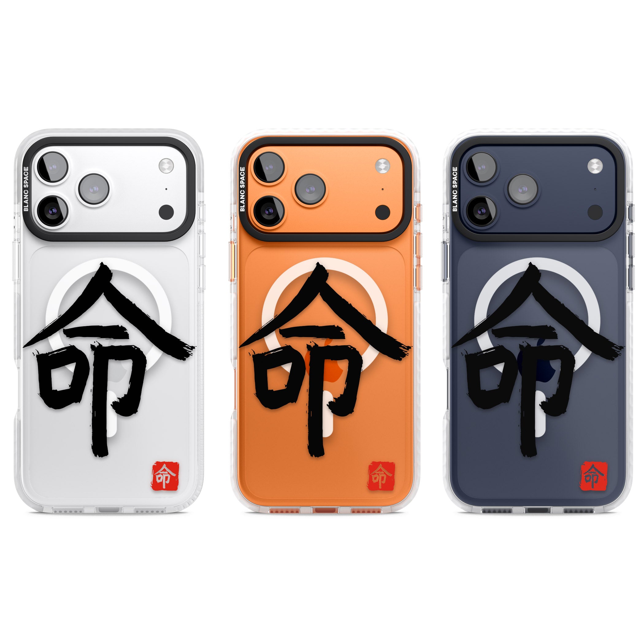 Japanese Kanji Life iPhone 17 Pro Impact Pro Clear Phone Case APT Impact Protection