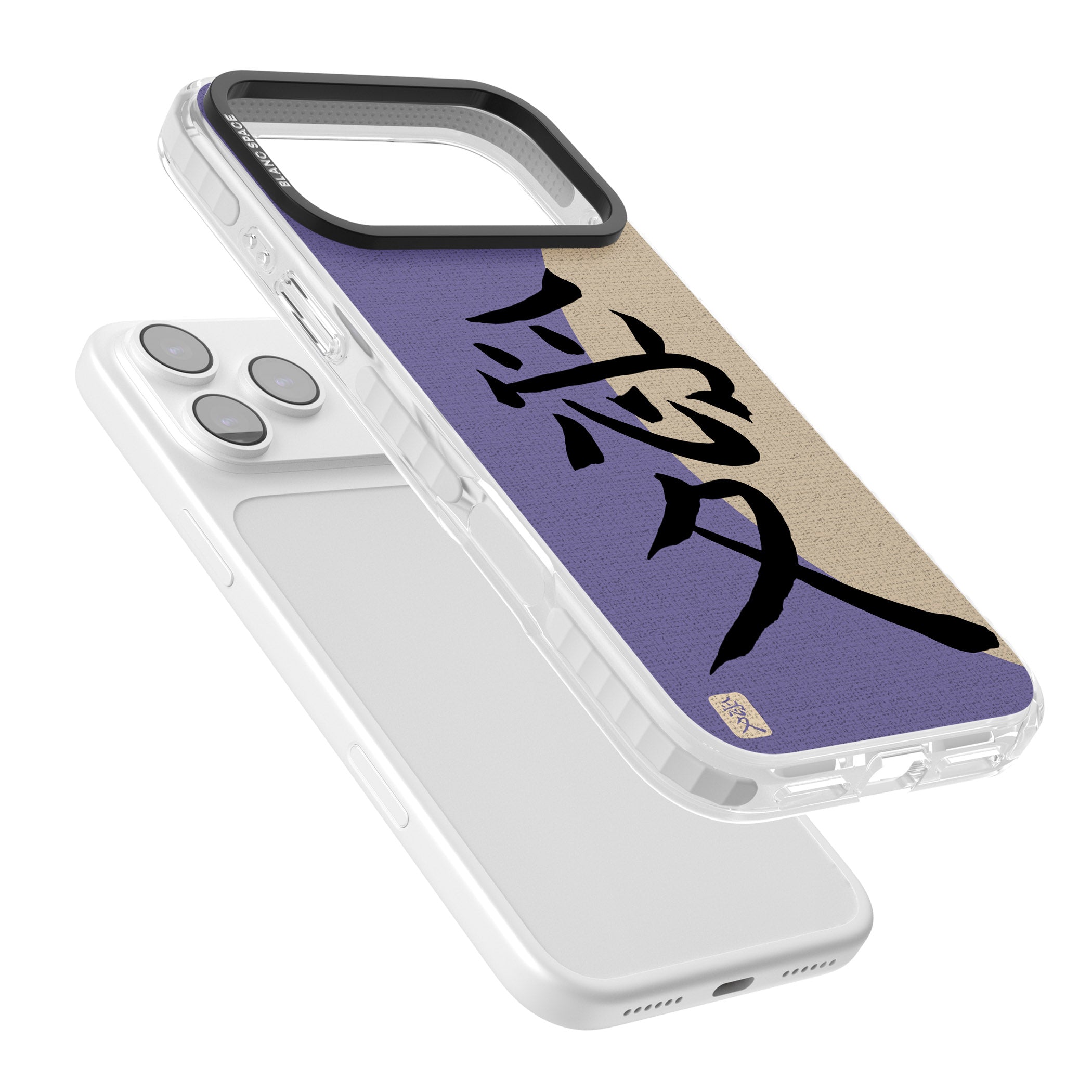 Vintage Japanese Kanji Love iPhone 17 Pro Impact Pro Clear Phone Case Colours