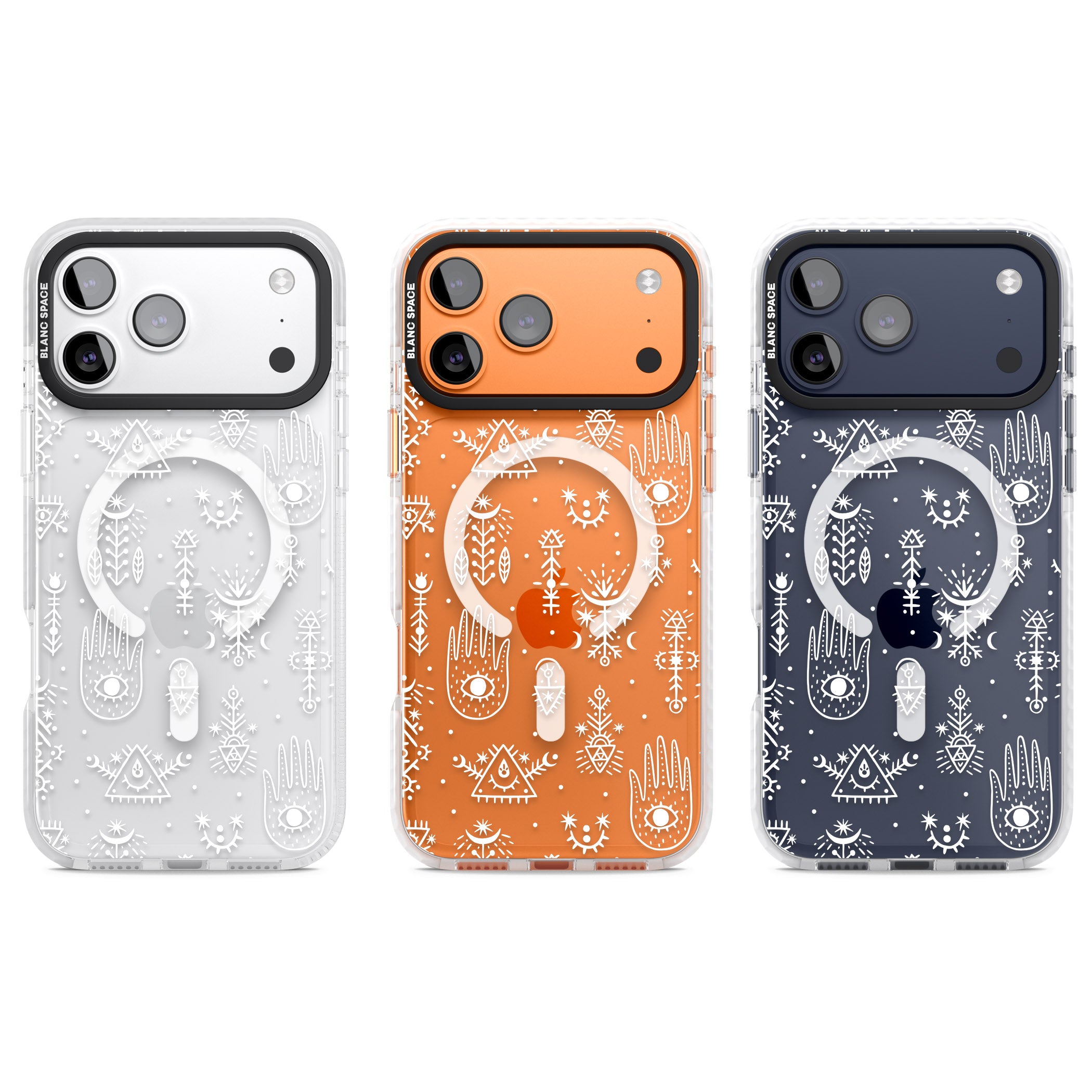 Mystic Symbols iPhone 17 Pro Impact Pro Clear Phone Case APT Impact Protection