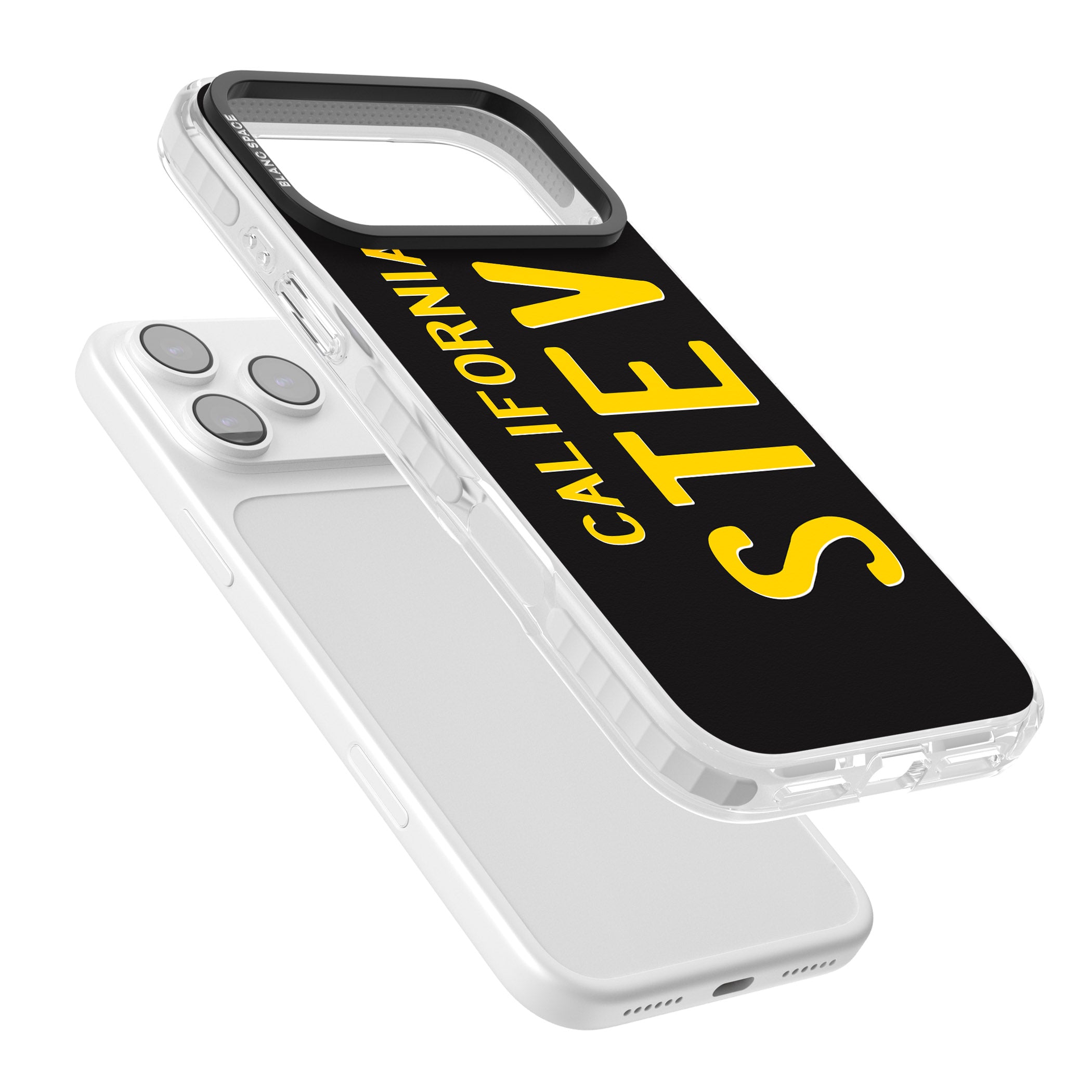 Personalised Vintage California License Plate iPhone 17 Pro Impact Pro Clear Phone Case Colours