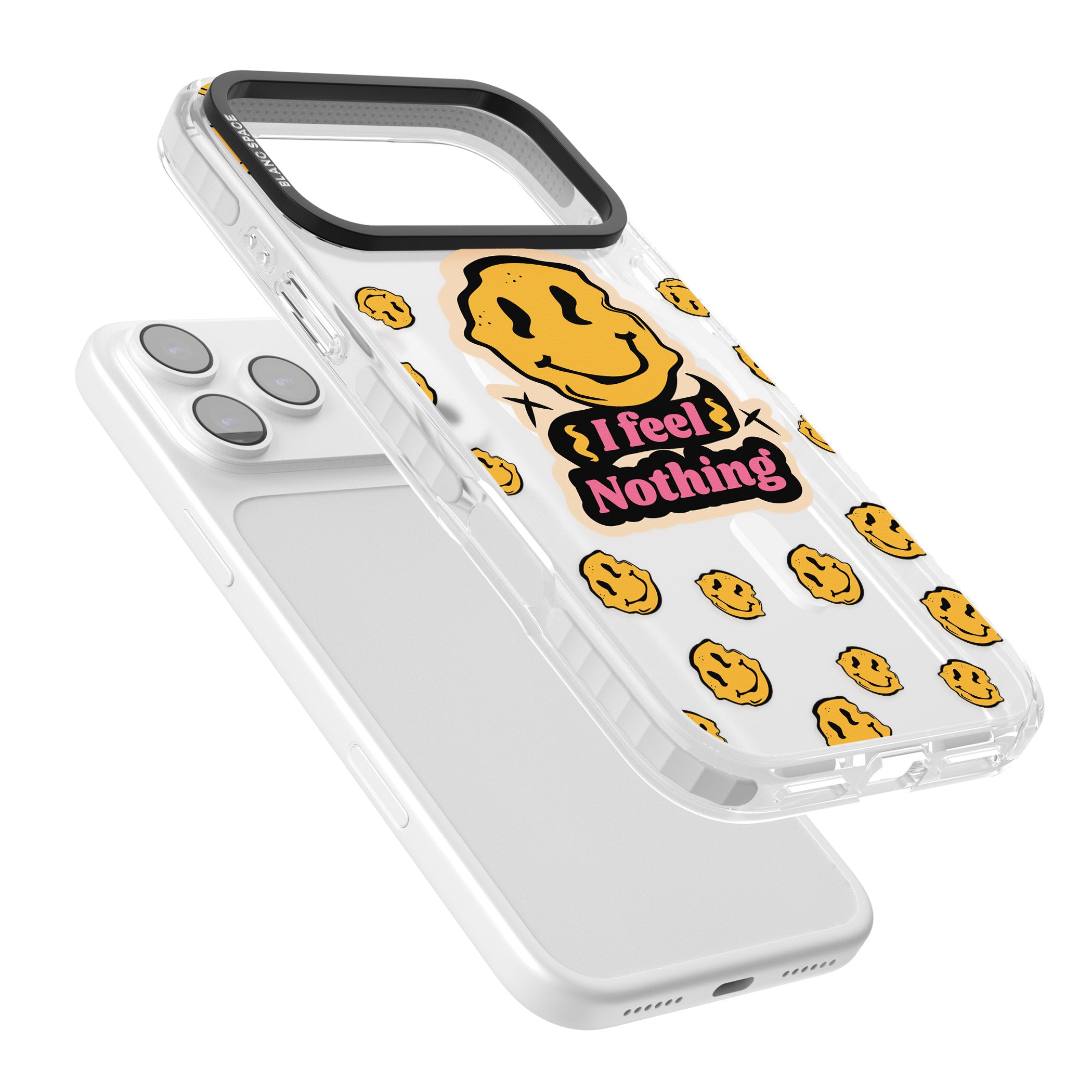 I Feel Nothing (Clear) iPhone 17 Pro Impact Pro Clear Phone Case Colours