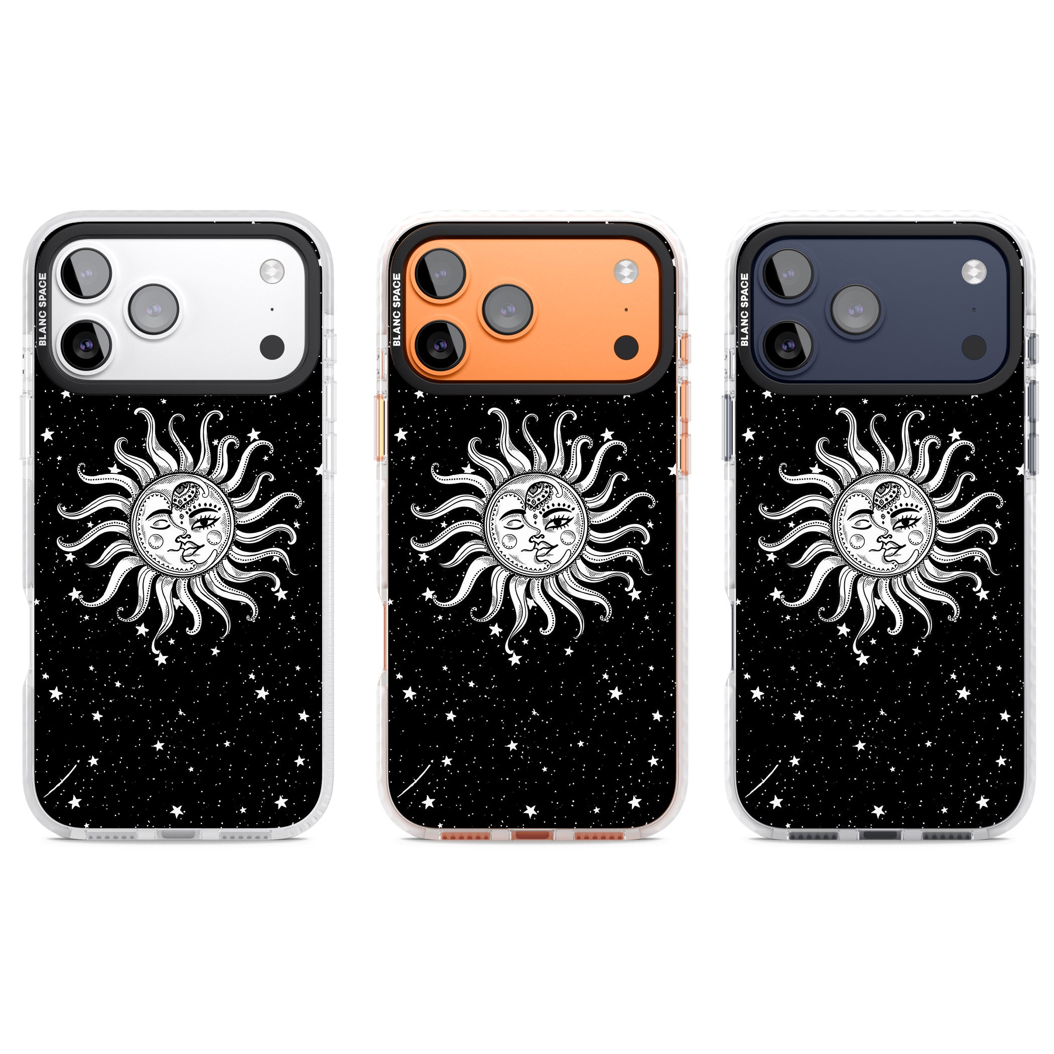 Mystic Sun Moon iPhone 17 Pro Impact Pro Clear Phone Case APT Impact Protection