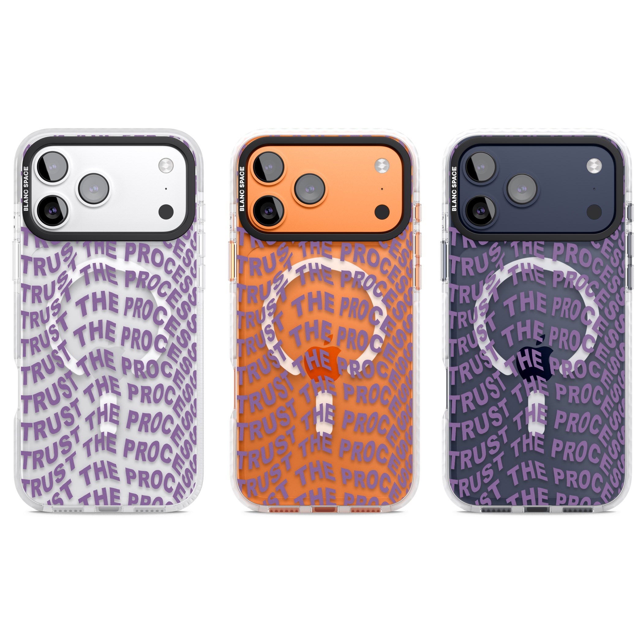 Trust The Process iPhone 17 Pro Impact Pro Clear Phone Case APT Impact Protection