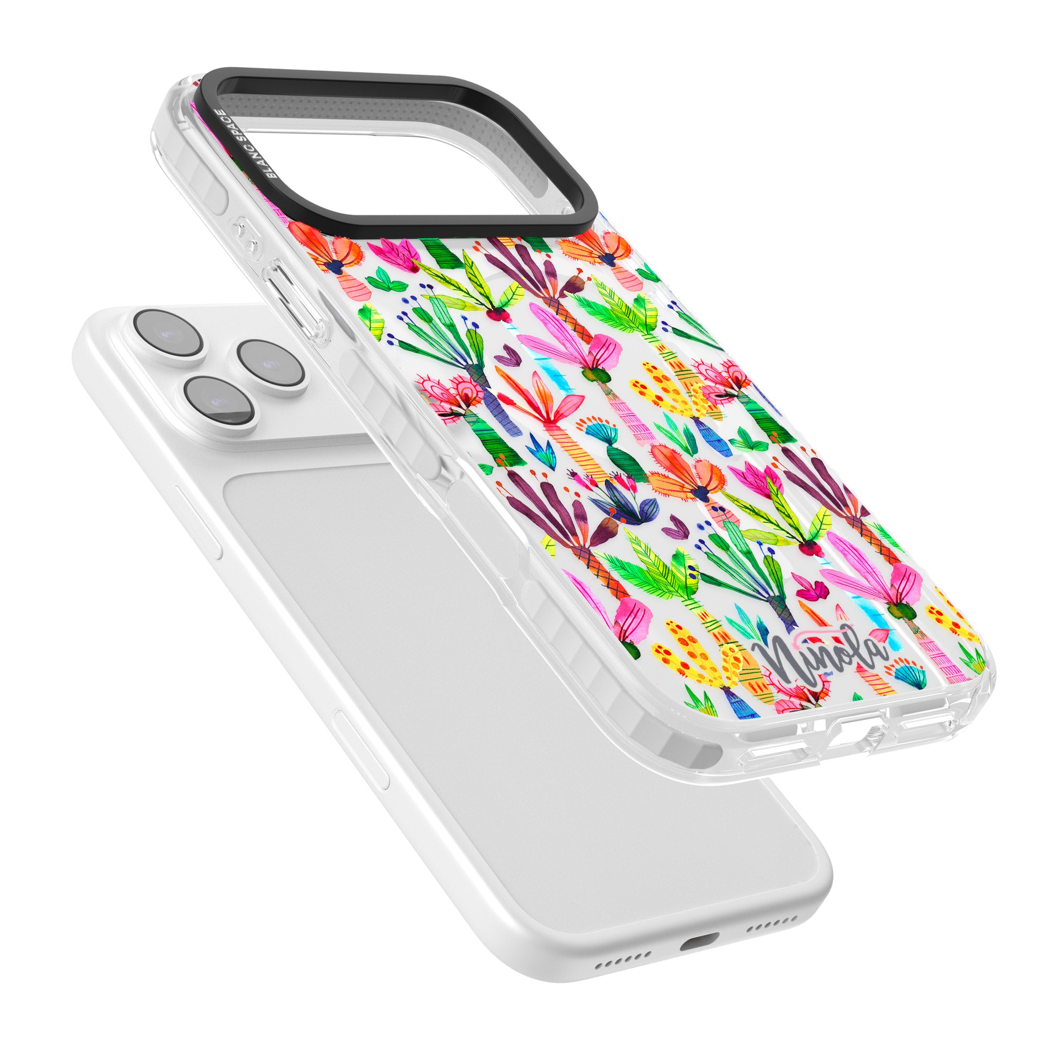 Tropical Botanical iPhone 17 Pro Impact Pro Clear Phone Case Colours