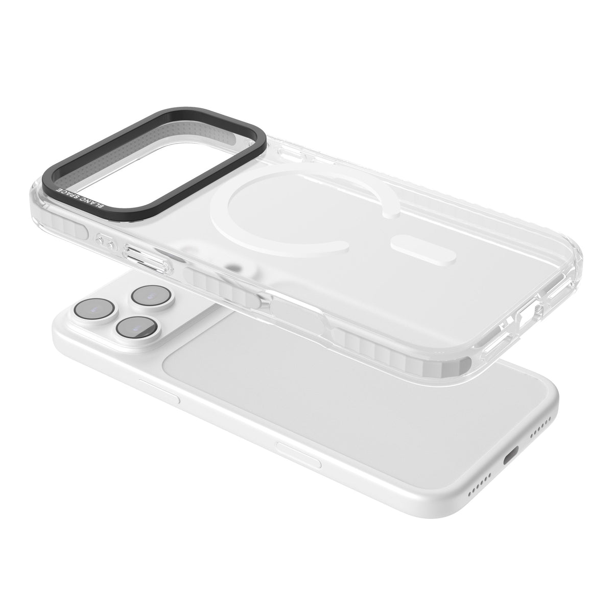 Magsafe Clear Impact iPhone 17 Pro Max Impact Pro Clear Phone Case angled