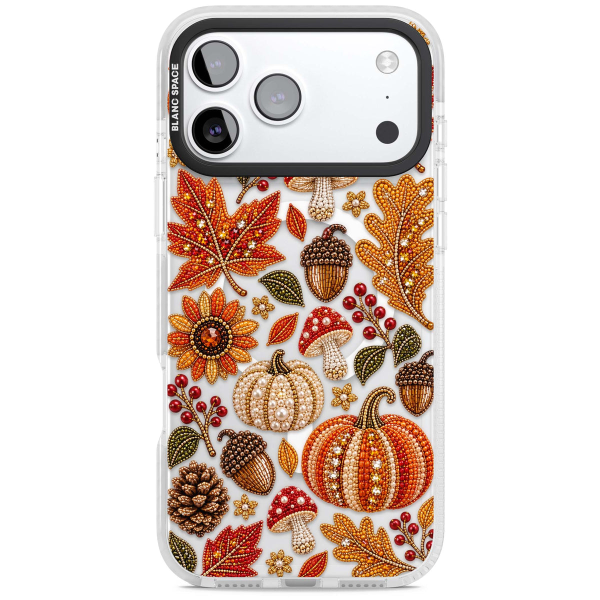 Beaded Autumn iPhone case | Impact Magsafe case for iPhone 17 Pro, iPhone 17 Pro Max