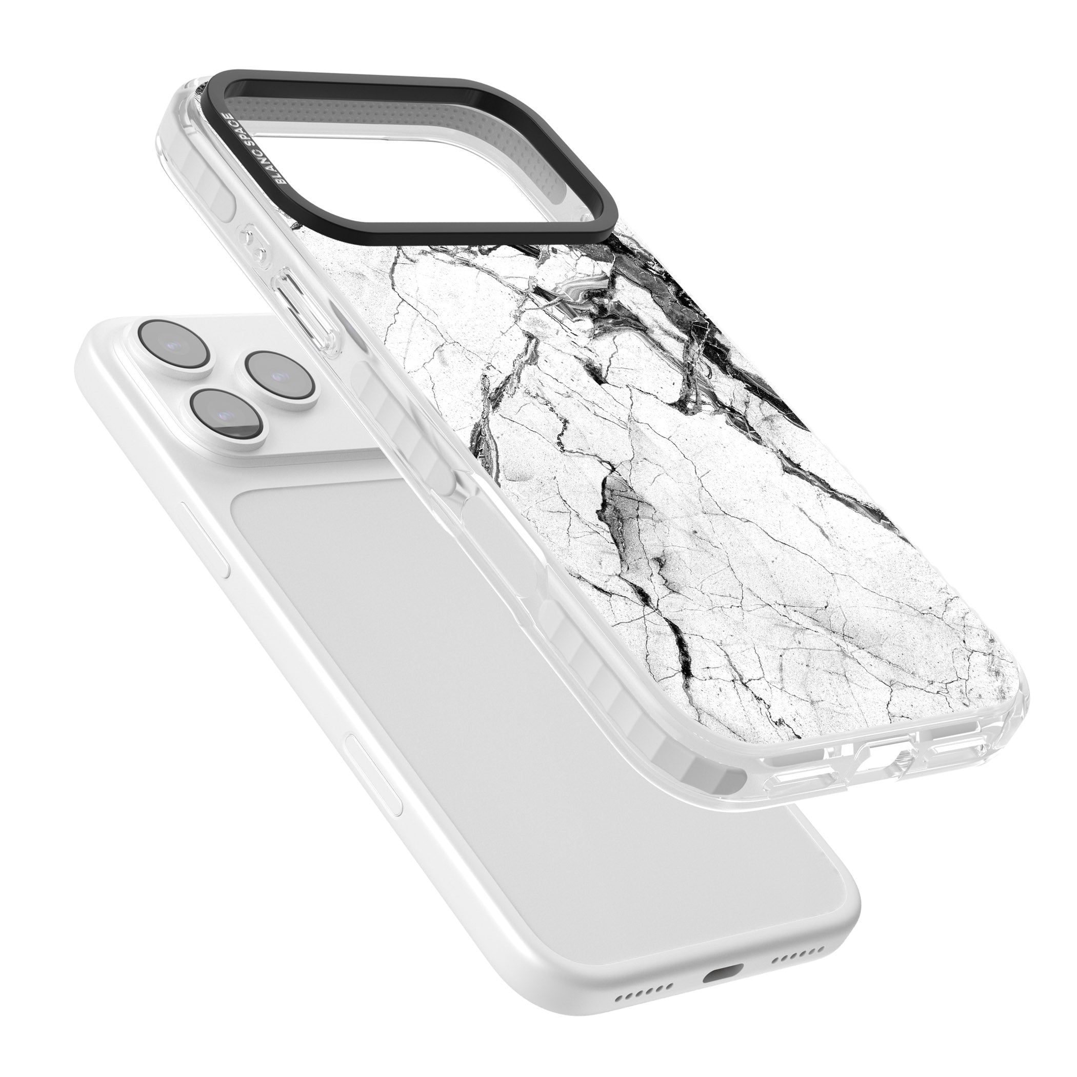 Storm Marble iPhone 17 Pro Impact Pro Clear Phone Case Colours