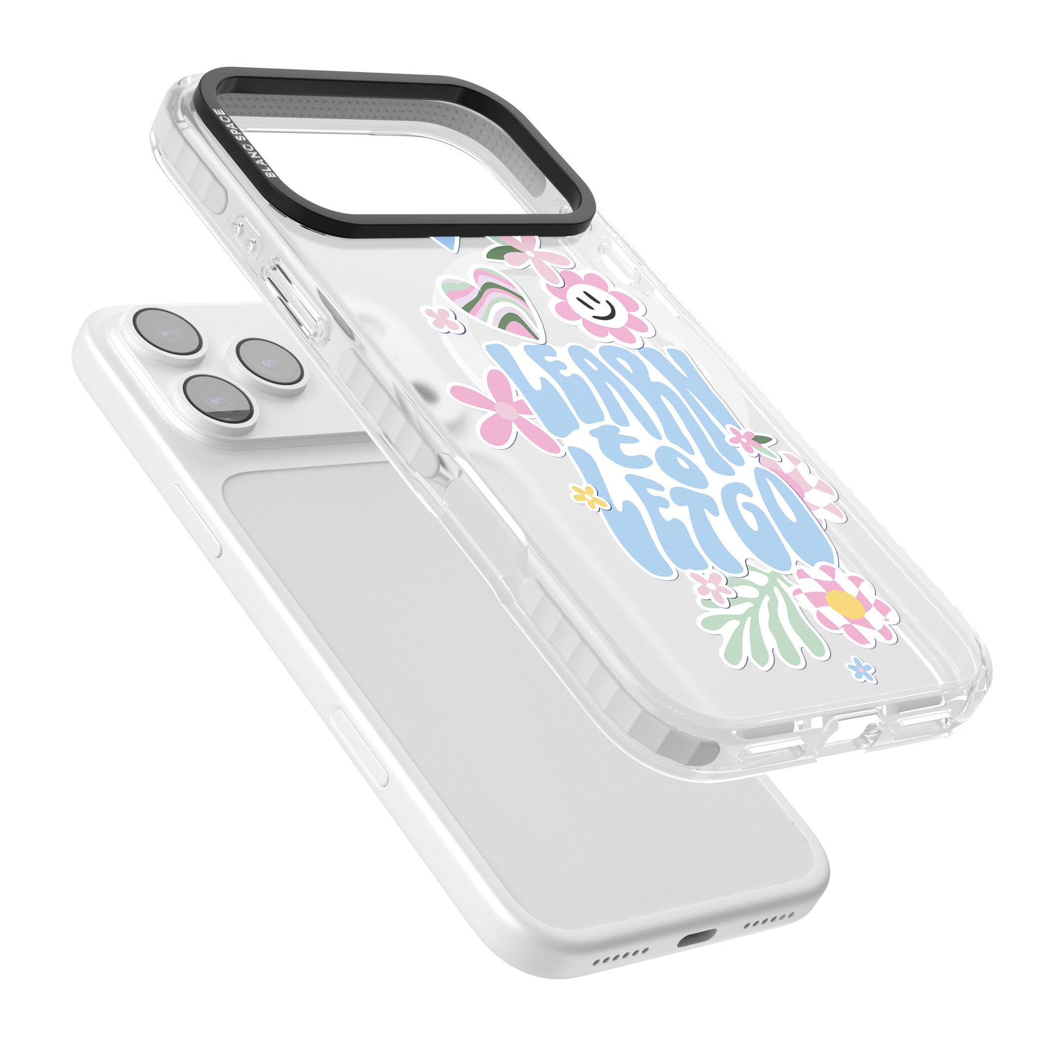 Learn To Let Go iPhone 17 Pro Impact Pro Clear Phone Case Colours