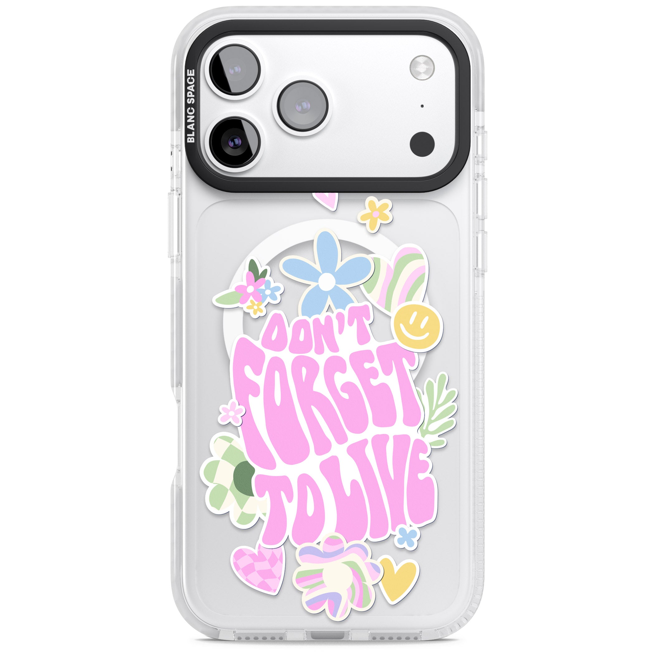 Don'T Forget To Live iPhone 17 Pro Impact Pro Clear Phone Case