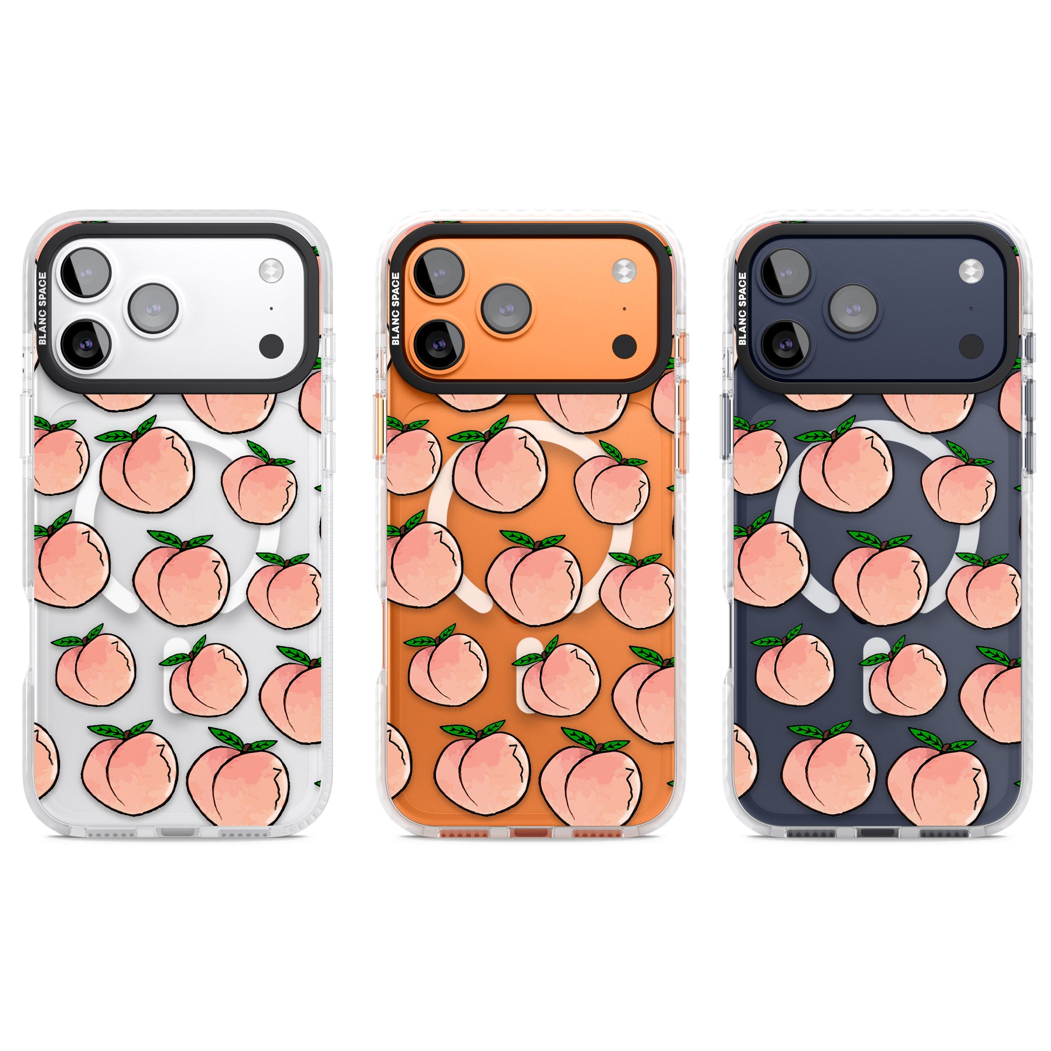 Peachy Picnic iPhone 17 Pro Impact Pro Clear Phone Case APT Impact Protection
