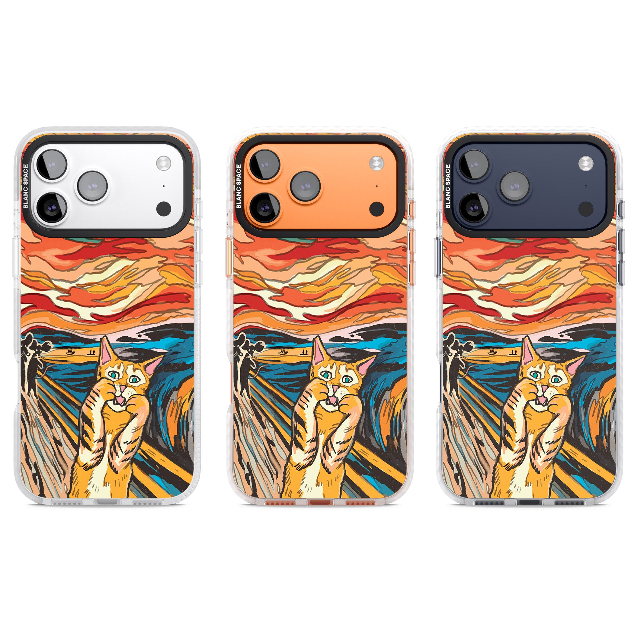 The Meow iPhone 17 Pro Impact Pro Clear Phone Case APT Impact Protection