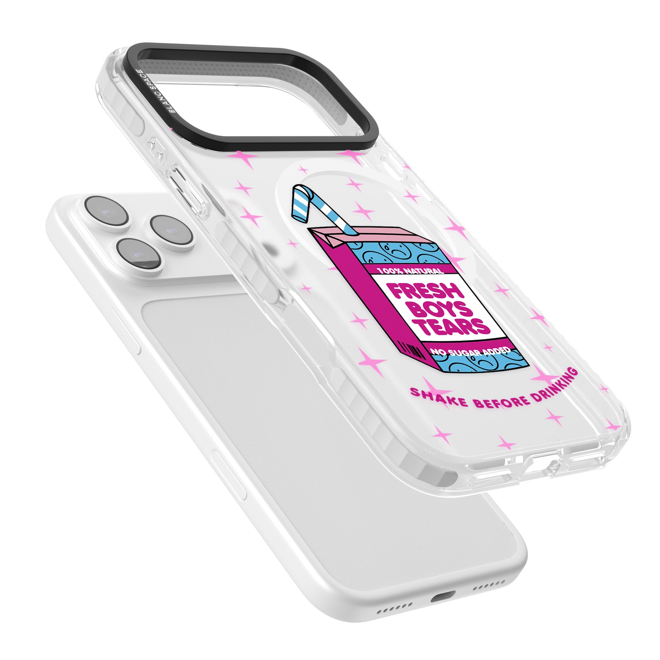 Boy Tears iPhone 17 Pro Impact Pro Clear Phone Case Colours