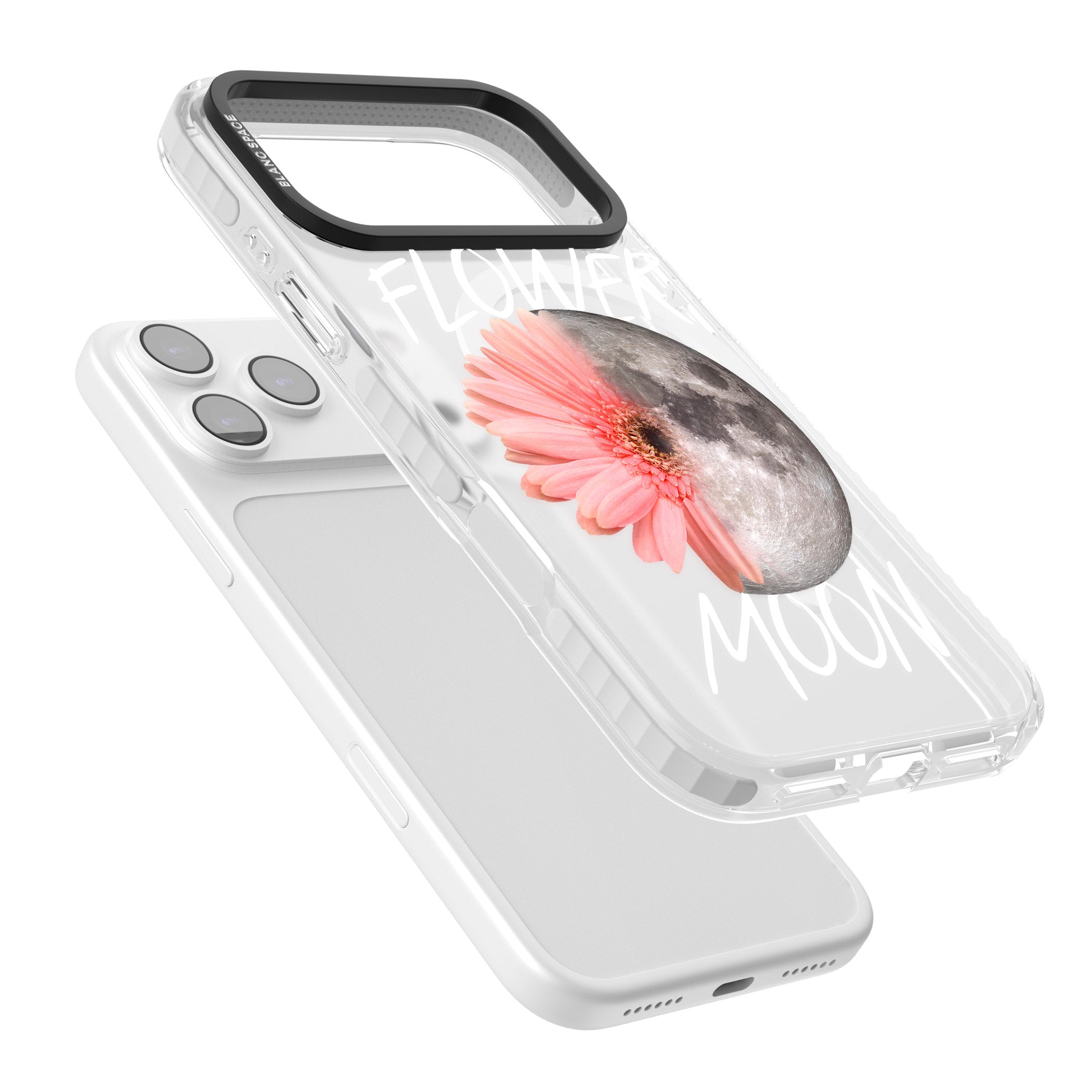Flower Moon iPhone 17 Pro Impact Pro Clear Phone Case Colours