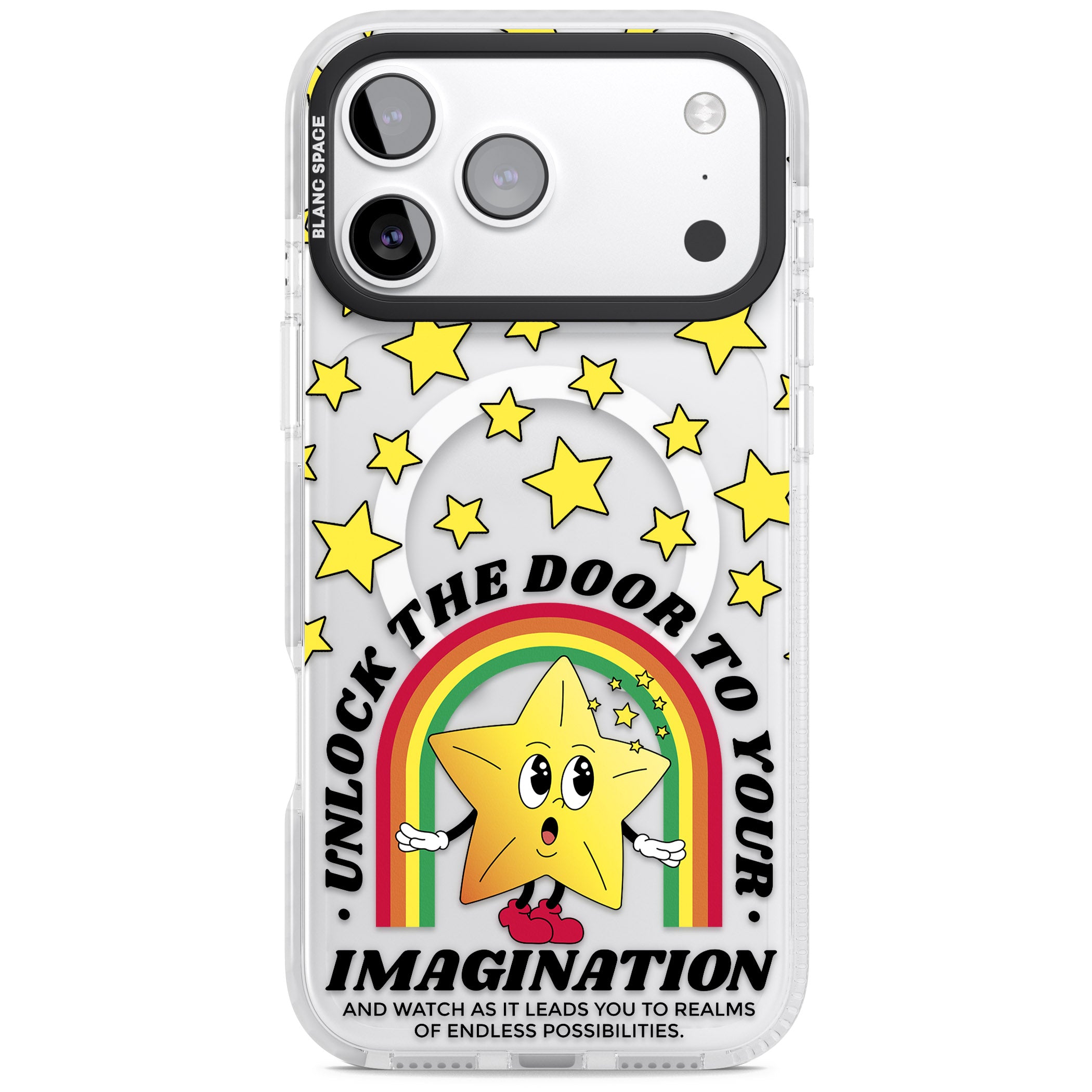 Imagination iPhone 17 Pro Impact Pro Clear Phone Case