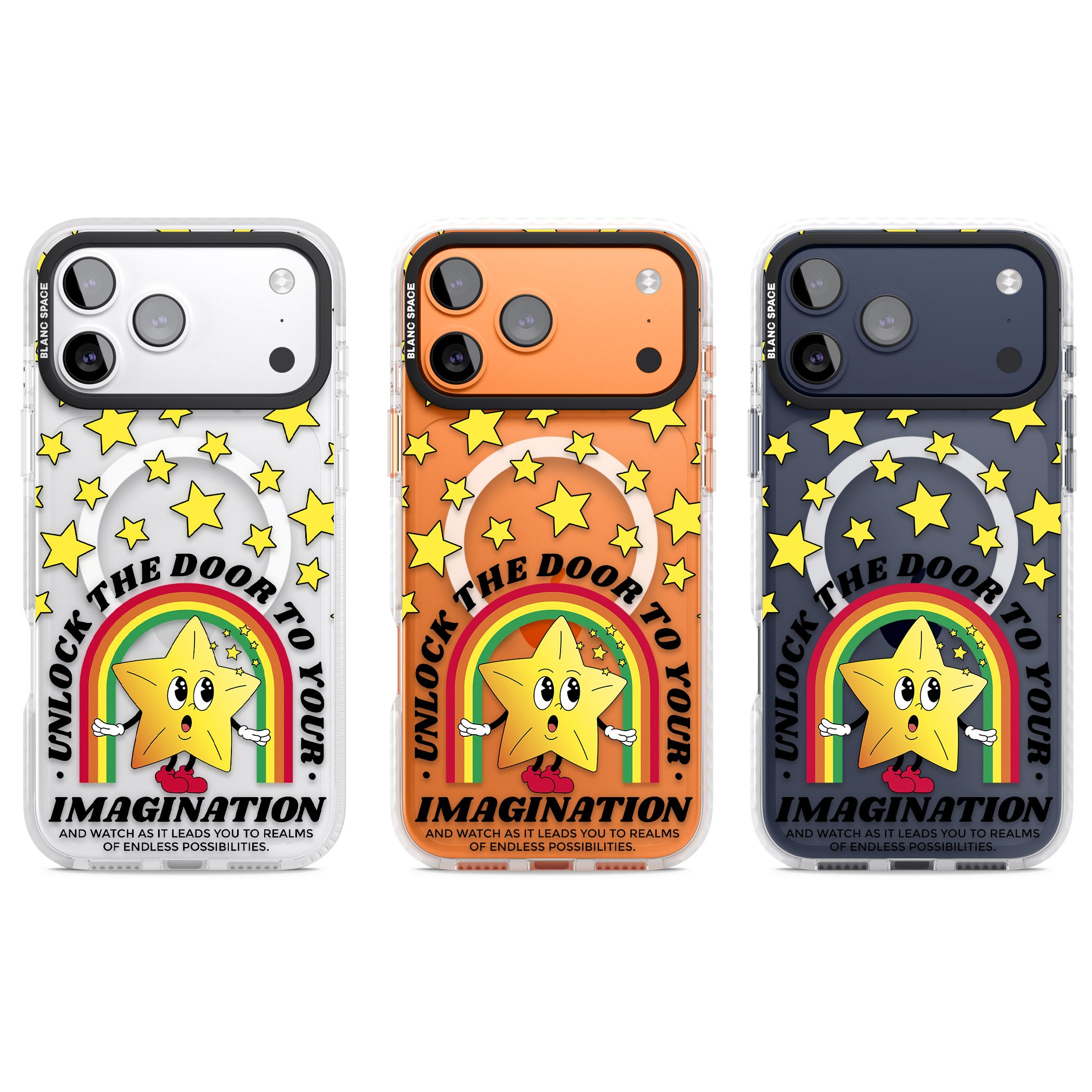 Imagination iPhone 17 Pro Impact Pro Clear Phone Case APT Impact Protection