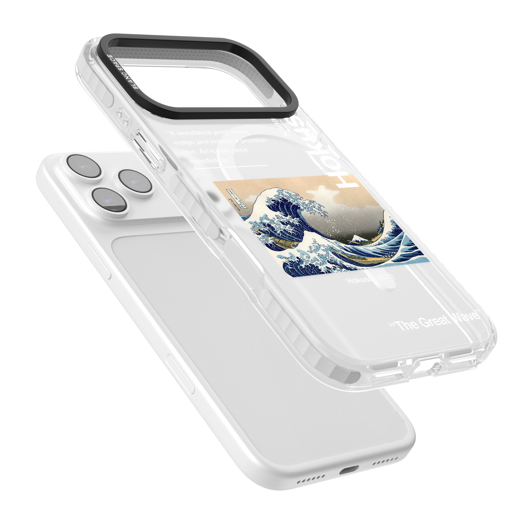 The Great Wave iPhone 17 Pro Impact Pro Clear Phone Case Colours