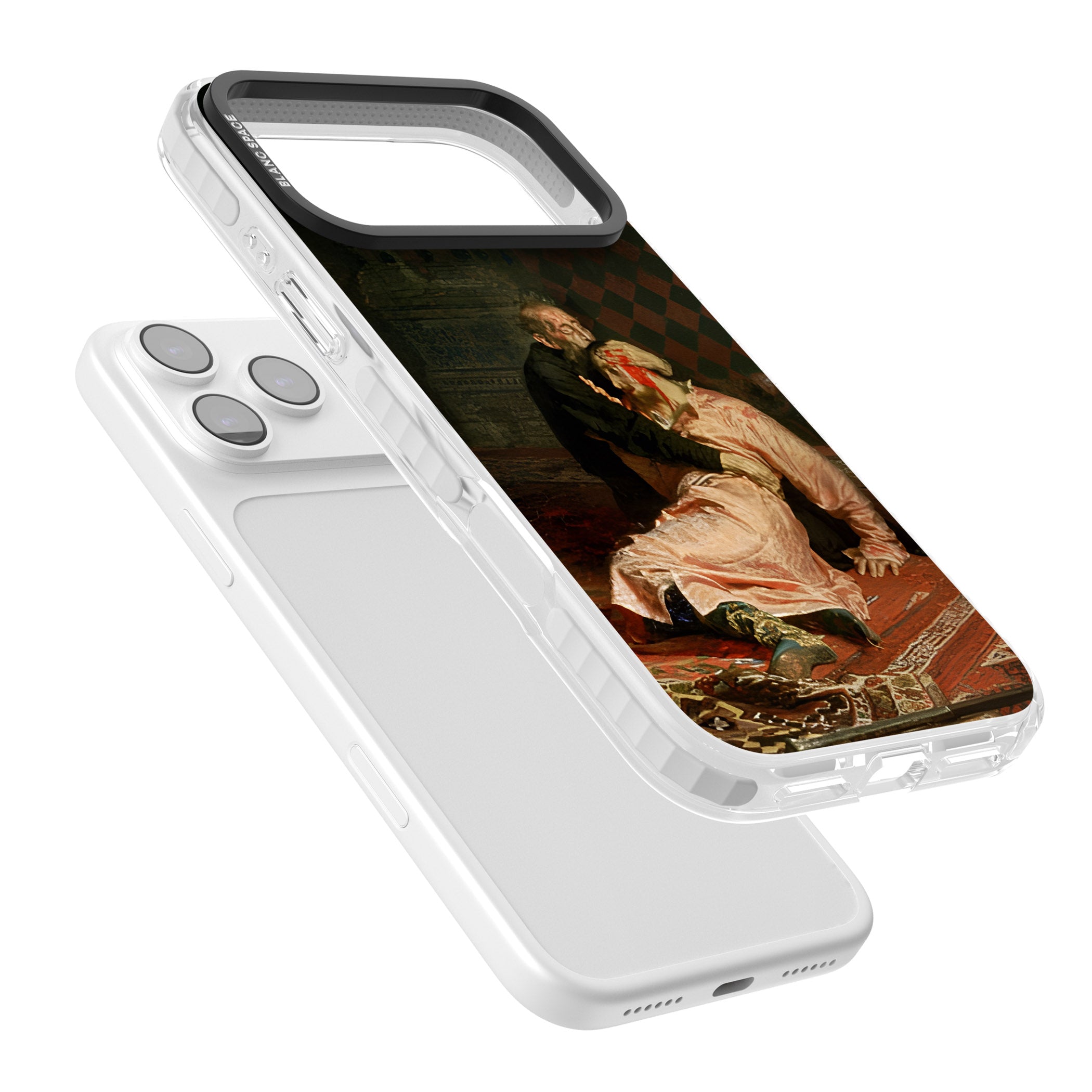 Ivan The Terrible & His Son iPhone 17 Pro Impact Pro Clear Phone Case Colours