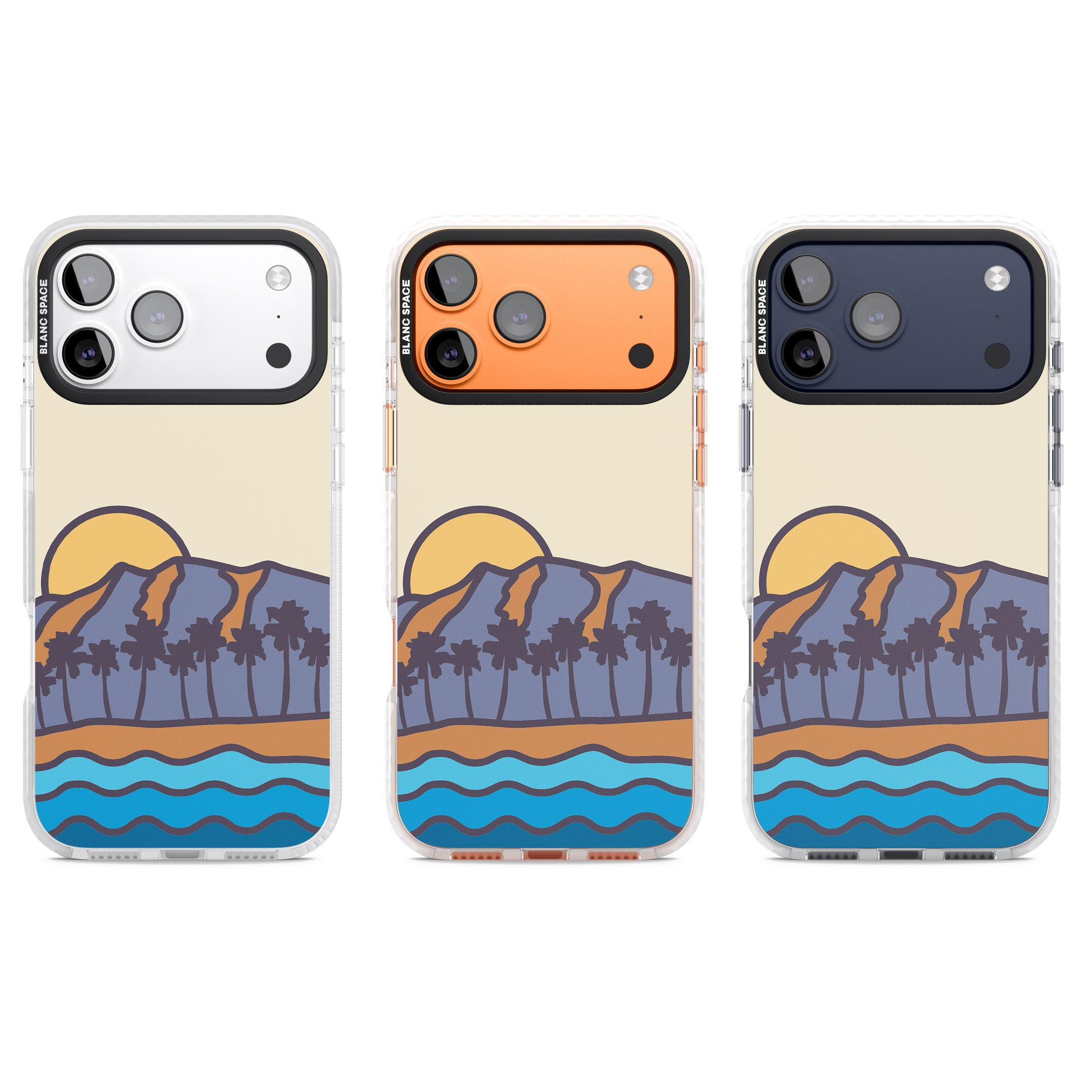 South Sunset iPhone 17 Pro Impact Pro Clear Phone Case APT Impact Protection